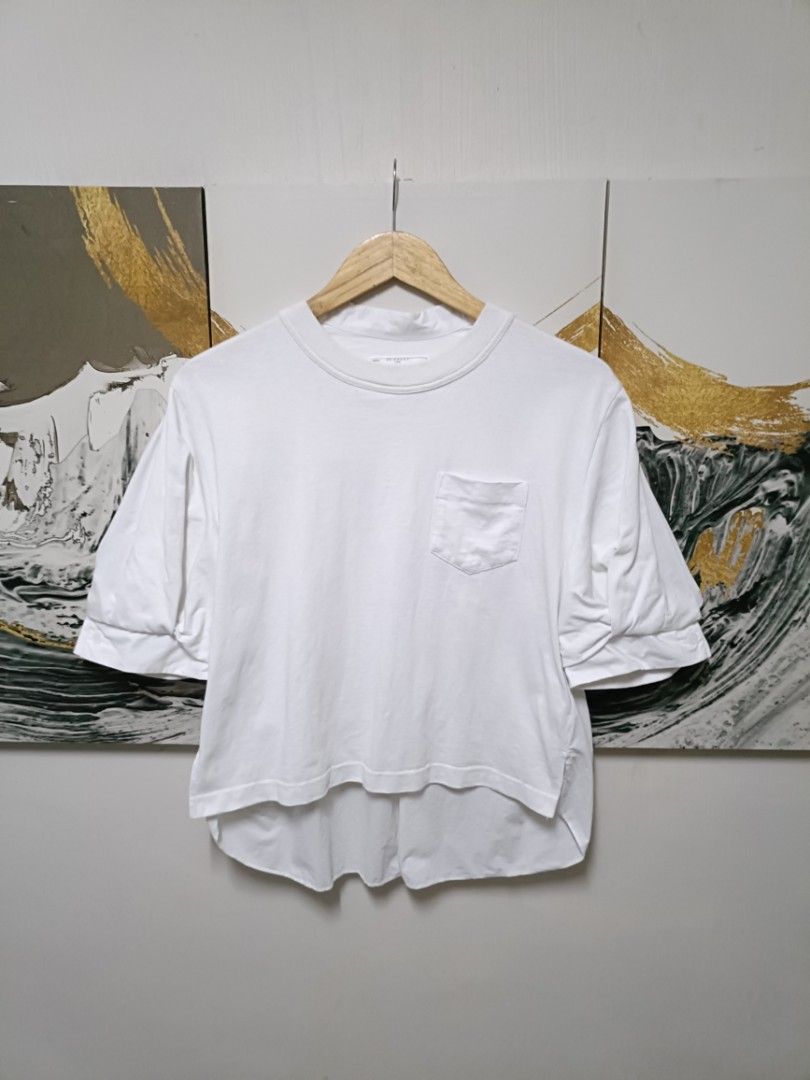 AUTHENTIC SACAI (Category: Luxury Apparel) located in Manila. Submitted by bvnnie (Listing ID 1418518807, Image 2). Description: AUTHENTIC SACAI Armpit to Armpit/Widht 19.5 Lenght/ 24 fittings is medium is Excellent Condition Message if you have any other question about sizing. We do shipping nation wide I'm also open for video call so that you can see the item you 're interested to buy. Courier, DHL, JNT, LBC Mode of payment, Paypal, Gcash Locat