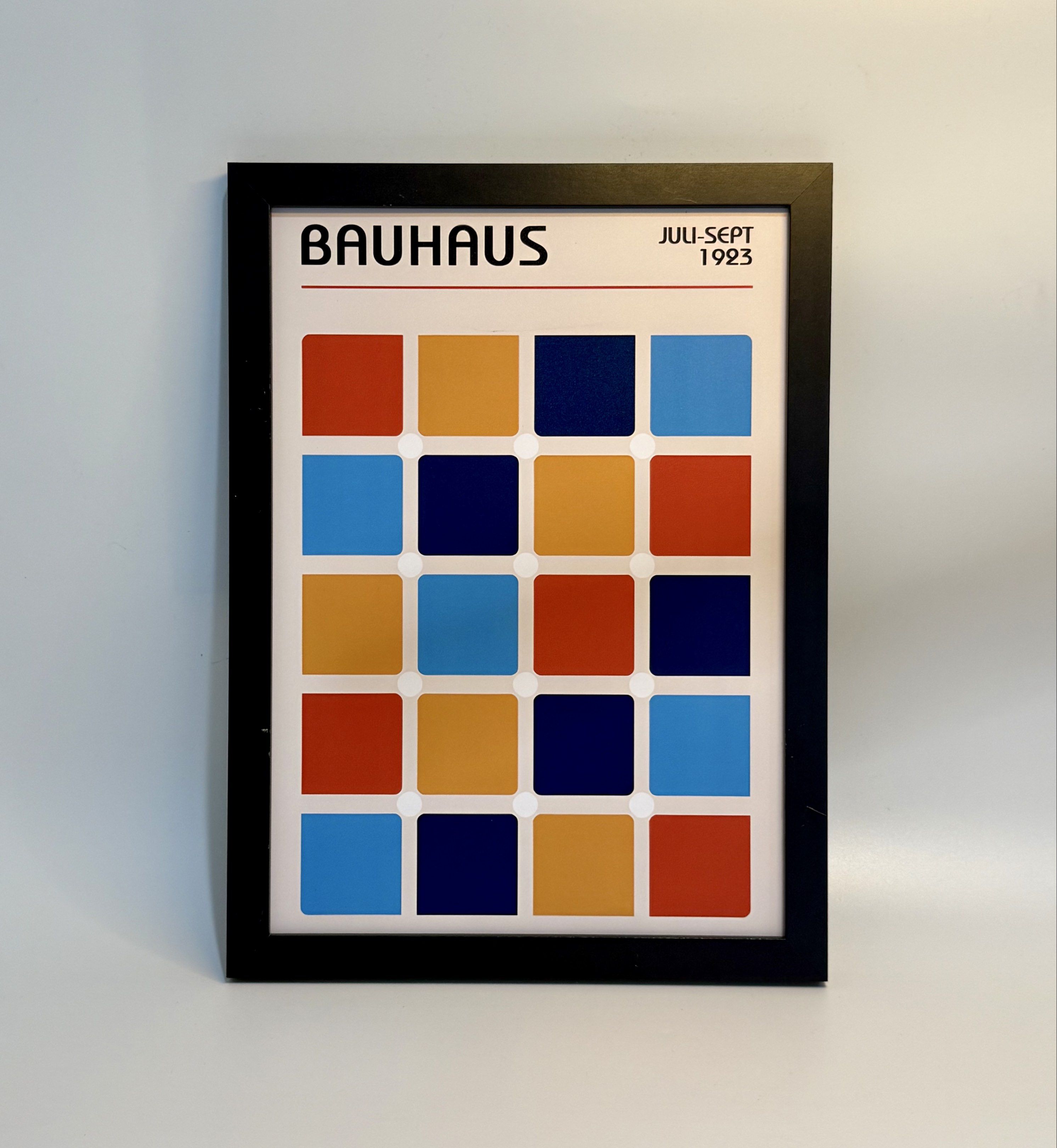 Bauhaus Collection Artwork Posters (Category: Art & Prints) located in Manila. Submitted by staylit.ph (Listing ID 1418466869, Image 2). Description: Bauhaus Collection Artwork Posters • PhP650 (set of 4 discounted at 2,500) • Size: 30x40cm • Material: High Quality Photo Print (250 gsm) • Lightweight Black Frame so can be hung using sticker wall hooks. Plastic film, not glass. • Can select from the 15 posters on the collections • Guadalupe Nuevo,
