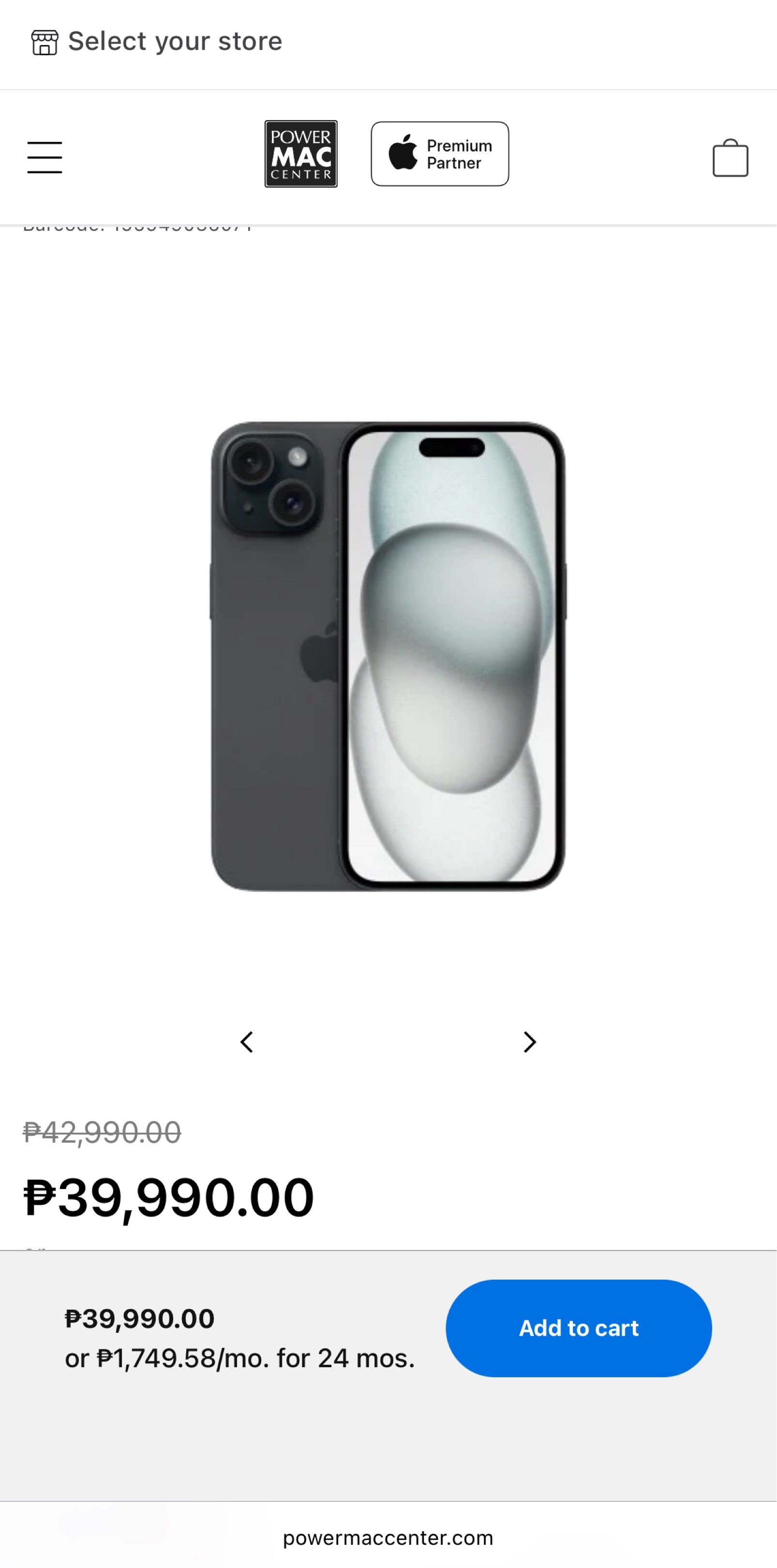 Brandnew/ Sealed iPhone 15 (Category: iPhone 15 Series) located in San Carlos. Submitted by marco1199 (Listing ID 1418488355, Image 3). Description: Brandnew & Sealed iPhone 15 128gb Below SRP 1 year apple warranty upon activation Open for swap Meet up/ COD .