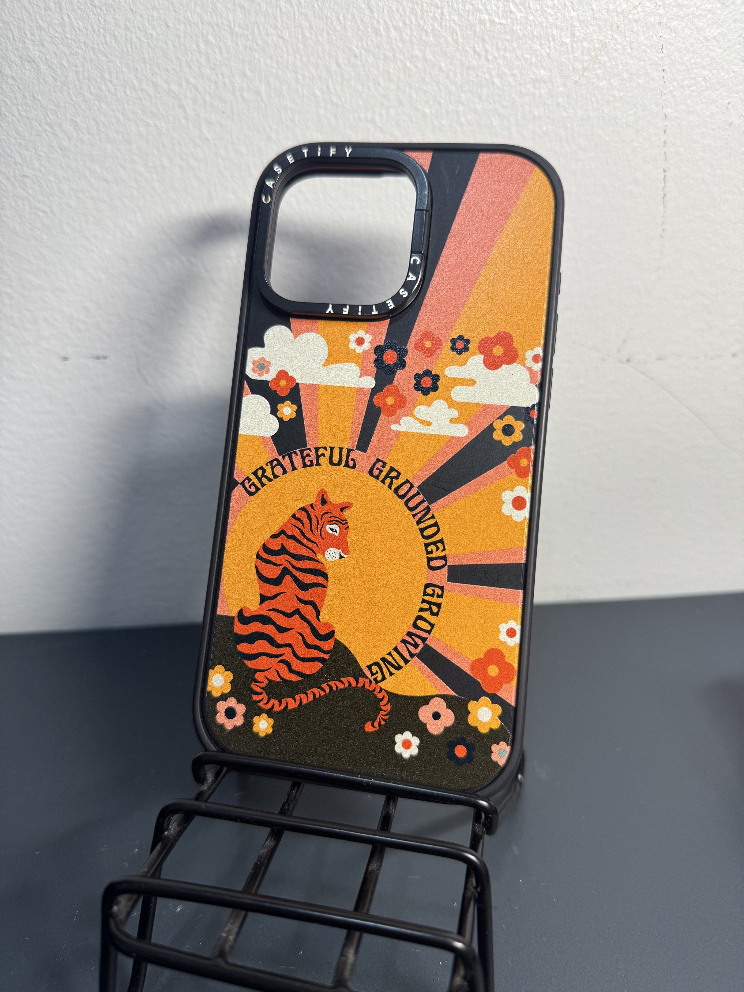 CASETIFY Iphone 15 Pro Max (Category: Cases & Sleeves) located in Quezon City. Submitted by crazyadventurer (Listing ID 1418529490, Image 1). Description: Casetify magsafe Tiger design Iphone 15 pro max slightly used operable stand on camera lens .