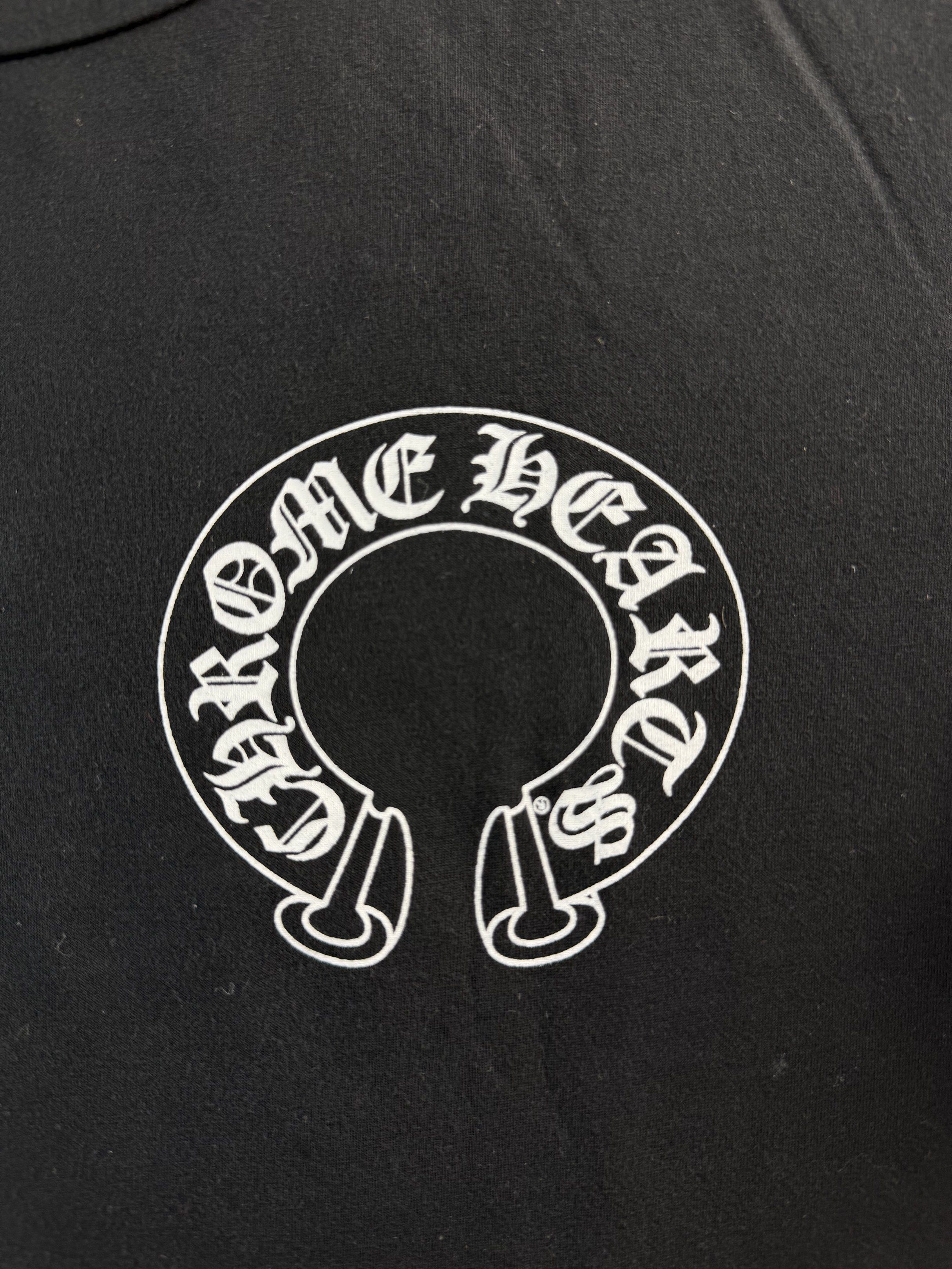 CHROME HEARTS BABY TEE (Category: Shirts) located in Quezon City. Submitted by generalmerchandiseph (Listing ID 1418416497, Image 3). Description: CHROME HEARTS MATTY BOY BABY TEE SMALL ON TAG 19W X 24L DIMENSIONS EXCELLENT CONDITION NO FLAWS WASHED AND READY TO WEAR🫧.