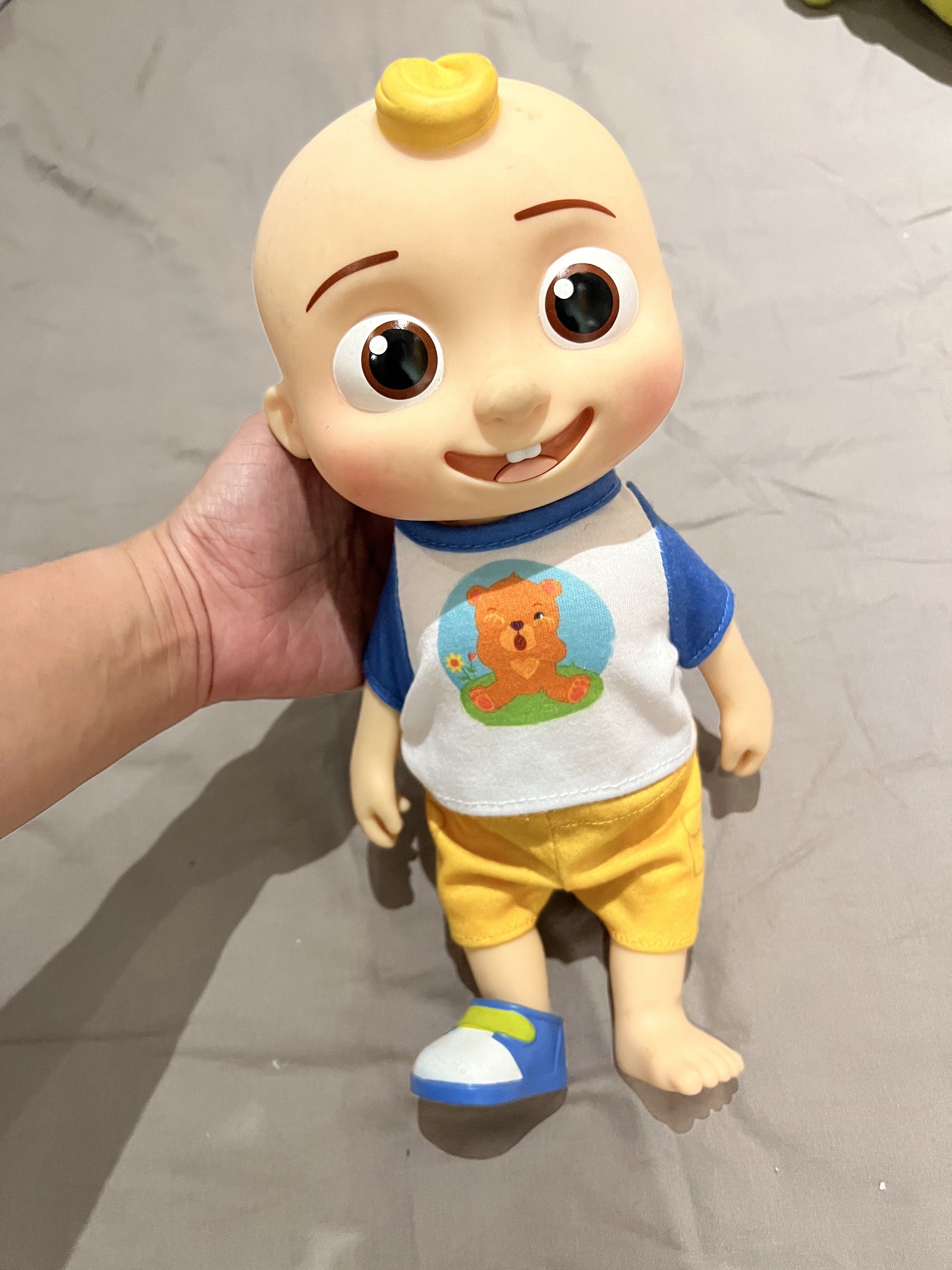 Cocomelon JJ Doll (Category: Kids Toys) located in Manila. Submitted by artsygunda (Listing ID 1418512218, Image 2). Description: As is. Sounds not tested .