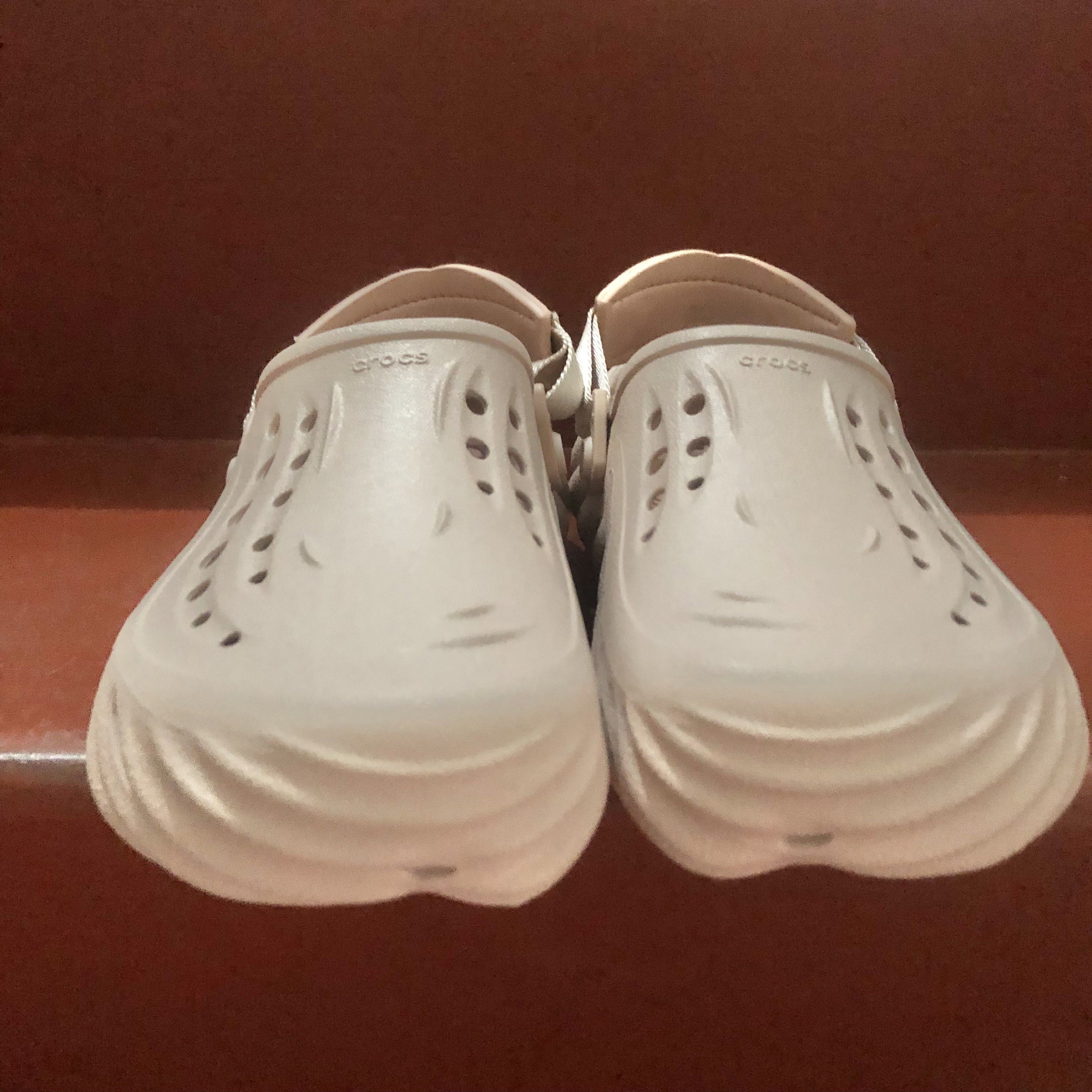 Crocs Echo Clog Pink Clay (Category: Slippers & Slides) located in Quezon City. Submitted by bybabshop (Listing ID 1418475332, Image 2). Description: -- handpicked from USA -- please manage expectation -- color may vary due to lighting and phone settings -- size: M9 W11 .