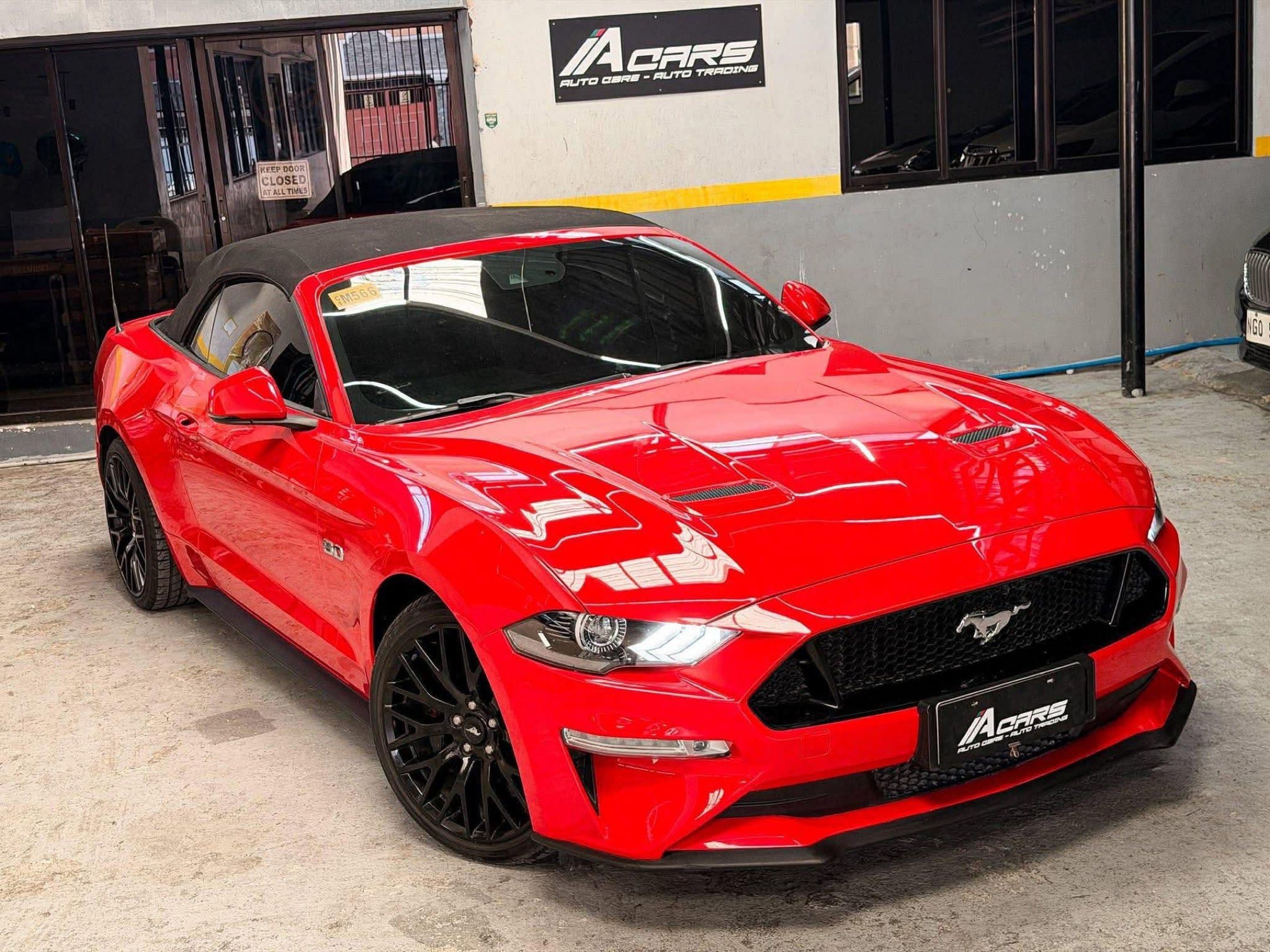 Ford Mustang GT Convertible Auto (Category: Used Cars) located in Manila. Submitted by quality_cars (Listing ID 1418459899, Image 3). Description: ‎🇮🇹FOR SALE | FINANCING | TRADE IN🇮🇹 ‎Vehicle Model: 2019 acq Mustang GT Convertible ‎Engine: 5.0L V8 ‎Transmission: Automatic Transmission w/ Paddle Shifter ‎Mileage Reading: 30,000kms ‎ ‎Unit Price ‎💰Php 2,748,000 - Slightly Negotiable upon viewing ‎ ‎Unit Features & Specification: ‎- Keyless En