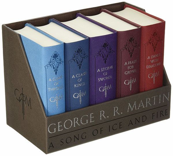 Game of Thrones Deluxe Leather Boxed Set By George R. R. Martin ...