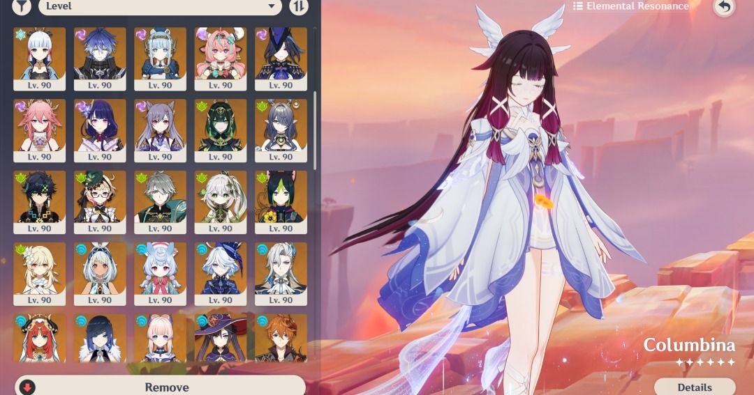GENSHIN IMPACT ACCOUNT - AR60 | COLUMBINA, NEFER, LAUMA, SKIRK, AND ...