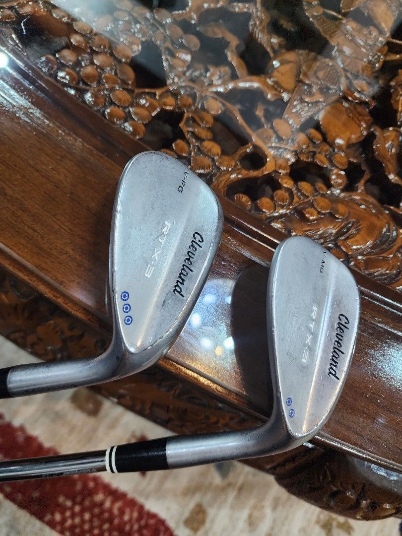 Golf Cleveland wedge. (Category: Golf) located in Paranaque City. Submitted by manilagolfmarket (Listing ID 1418451565, Image 1). Description: For Sale Cleveland RTX - 3. 52° & 58° Wedge. Ns Pro s flex steel shaft. Take both for only 6.3k pick up Bf Paranaque free shipping within MM..