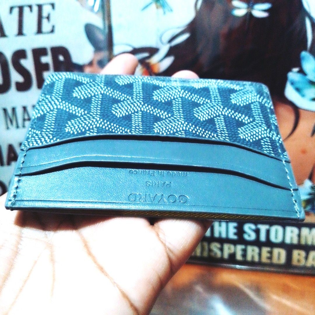 Goyard Paris Card Holder (Category: Luxury Bags & Wallets) located in Bauang. Submitted by AFFORDABLEthriftSHOPbranded (Listing ID 1418429548, Image 3). Description: - Authentic Goyard Paris card holder - Signature blue and white Goyardine canvas - Made in France - Multiple card slots - Sleek design - Goyard logo 𝒗𝒊𝒔𝒊𝒃𝒍𝒆 ❌NO COP/NO 𝑪𝑶𝑫 ✅𝑪𝑶𝑼𝑹𝑰𝑬𝑹:𝑱&𝑻 𝒂𝒏𝒅 𝑨𝑫𝑫 𝑺𝑭 ⛔𝑴𝑶𝑷:•𝑩𝑷𝑰•𝑮𝑪𝑨𝑺𝑯•𝑷𝑨𝒀𝑷𝑨𝑳.