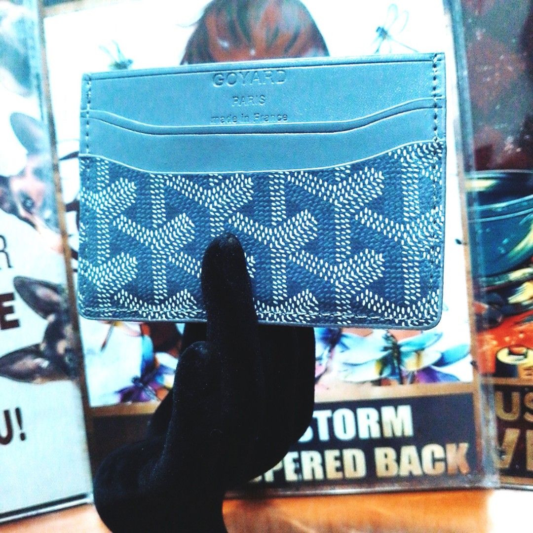 Goyard Paris Card Holder (Category: Luxury Bags & Wallets) located in Bauang. Submitted by AFFORDABLEthriftSHOPbranded (Listing ID 1418429548, Image 1). Description: - Authentic Goyard Paris card holder - Signature blue and white Goyardine canvas - Made in France - Multiple card slots - Sleek design - Goyard logo 𝒗𝒊𝒔𝒊𝒃𝒍𝒆 ❌NO COP/NO 𝑪𝑶𝑫 ✅𝑪𝑶𝑼𝑹𝑰𝑬𝑹:𝑱&𝑻 𝒂𝒏𝒅 𝑨𝑫𝑫 𝑺𝑭 ⛔𝑴𝑶𝑷:•𝑩𝑷𝑰•𝑮𝑪𝑨𝑺𝑯•𝑷𝑨𝒀𝑷𝑨𝑳.