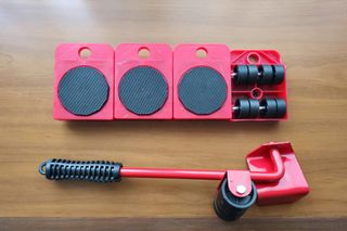 Furniture Lifter Mover Tool Transport Lifter Moving Wheel Roller Bar Hand Tools - View #2