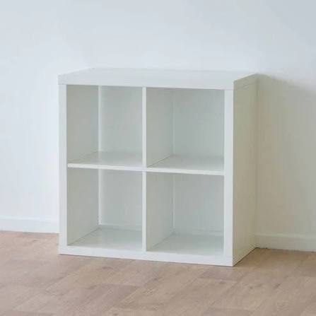 IKEA Kallax 2x2 Cube Storage Unit - White, Furniture & Home Living ...