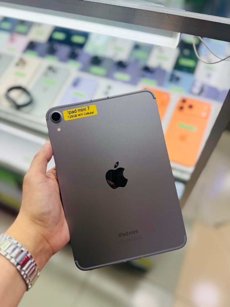 Ipad MINI 7 128GB wifi with cellular no issues Openline 100BB (Category: iPad) located in San Juan City. Submitted by najihahtelecomshop2018 (Listing ID 1418577278, Image 1). Description: Legit Store | Original unit FOR SALE | TRADE / SWAP ▫️INSTALLMENT thru: 🔸Credit Card (straight / installment) 🔸Ggives / Gcredit + 6% interest 🔸Spay Later + 6% interest (RFS: Buy and Sell any kinds of Gadgets) Description: Ipad MINI 7 128GB ( other GB are also