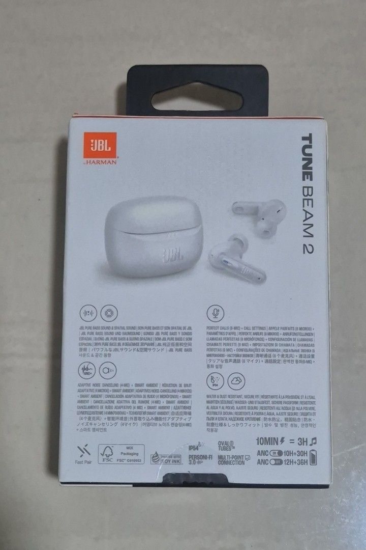 JBL Tune Beam 2 Earbuds - White65561070404353111