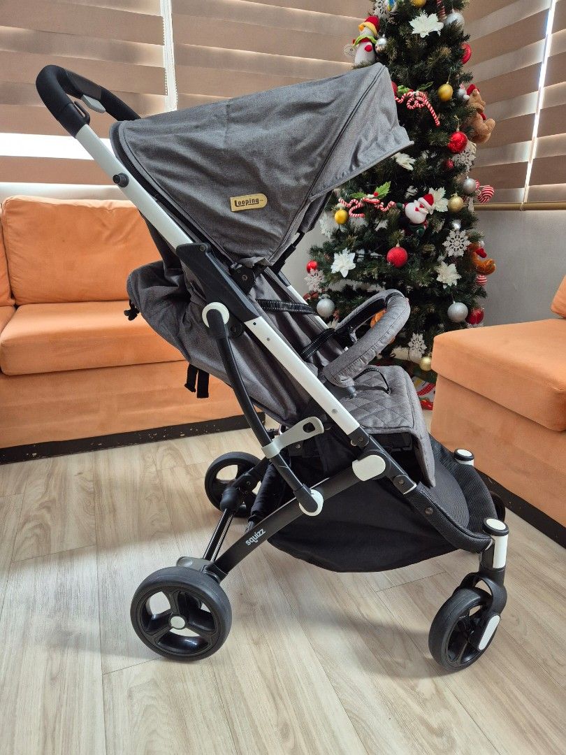 Looping Squizz Stroller (Category: Strollers) located in Manila. Submitted by sharmaynesy (Listing ID 1418497213, Image 2). Description: Looping Squizz Stroller - in very good condition - includes 2 sets of wheels (small and big) .