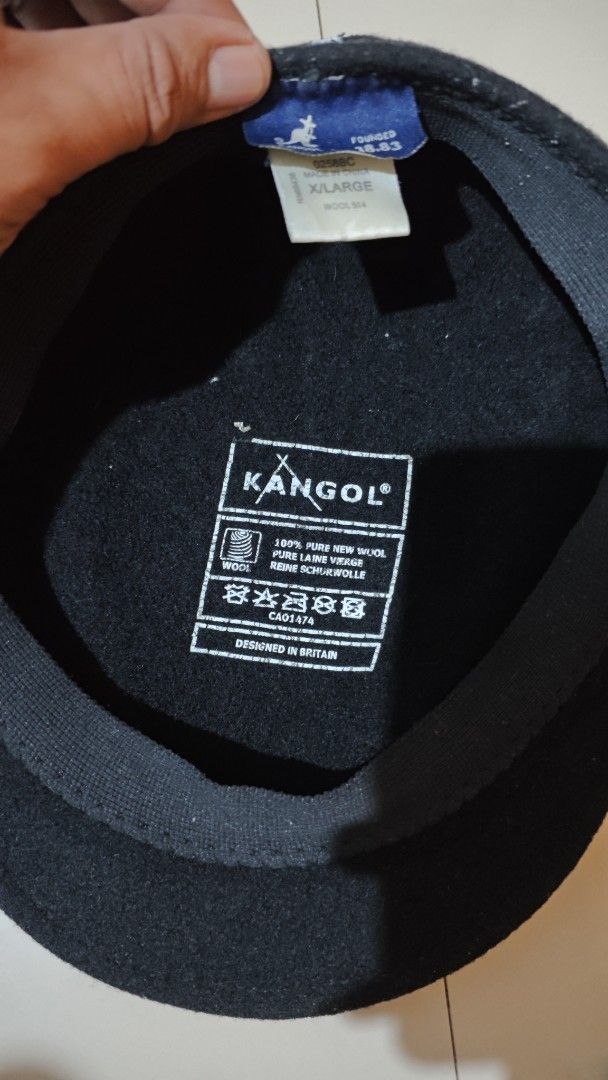 Kangol Wool Beret - Black (Category: Caps & Hats) located in Davao. Submitted by jhinkertzp55934 (Listing ID 1418405130, Image 3). Description: - Authentic Kangol beret - Color: Black - Size: XLARGE - Material: Wool - Features Kangol logo - Designed in Belgium - Classic and stylish accessory.