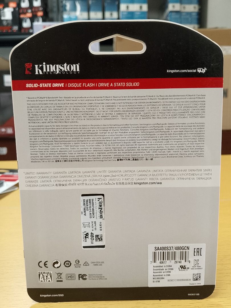 Kingston A400 480GB 2.5" SATA SSD (Category: Computer Parts) located in Pasig City. Submitted by technofuseofficial (Listing ID 1418477375, Image 3). Description: Kingston A400 480GB 2.5" SATA S Brand New and Original Items Store Location: 4F Unit 402, 604 Shaw Boulevard, Barangay Kapitolyo, Pasig City Same Day Delivery: - Lalamove delivery within Metro Manila - For walk-ins: Always PM first for item availability - We are also open for night time