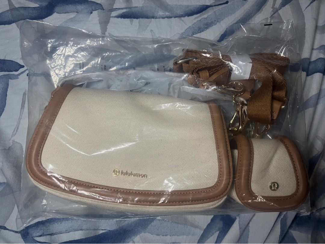 Lululemon Canvas Mini Bag Chestnut Brown/ Natural (Category: Purses & Pouches) located in Quezon City. Submitted by rfox617 (Listing ID 1418505350, Image 2). Description: lululemon Canvas Mini Bag in Chestnut Brown/ Natural Authentic, Brand New W/ tag and plastic Never worn.