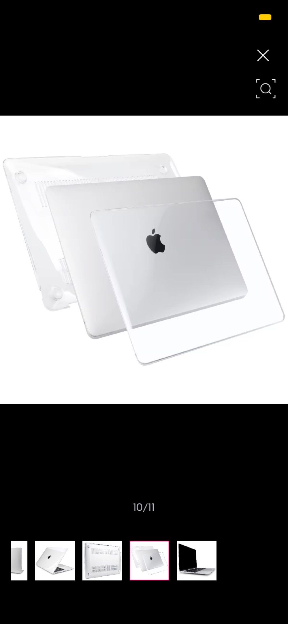 MacBook Air 13.3" Clear Case (Category: Laptop Bags & Sleeves) located in Cabanatuan. Submitted by lawrentpark (Listing ID 1418517232, Image 3). Description: Bought the wrong case for my unit - Compatible with MacBook Air 13.3" (A1932/A2179/A2337) M1/M2 - Provides scratch and impact protection - Transparent design preserves original look - Includes top and bottom cover Sf c/o buyer.