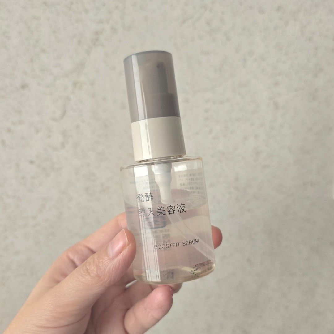 MUJI Booster Serum (Category: Face Care) located in Quezon City. Submitted by lexisstuff (Listing ID 1418435723, Image 1). Description: ⭐ PLEASE READ! ⭐ srp: php800 condition: 10/10 notes: have another bottle 🌼 shipping: metro manila 90 🌼 pay via BDO or GCash only 🌼 2-day reservation period 🌼 no returns, refunds, or exchanges. all sales are final..