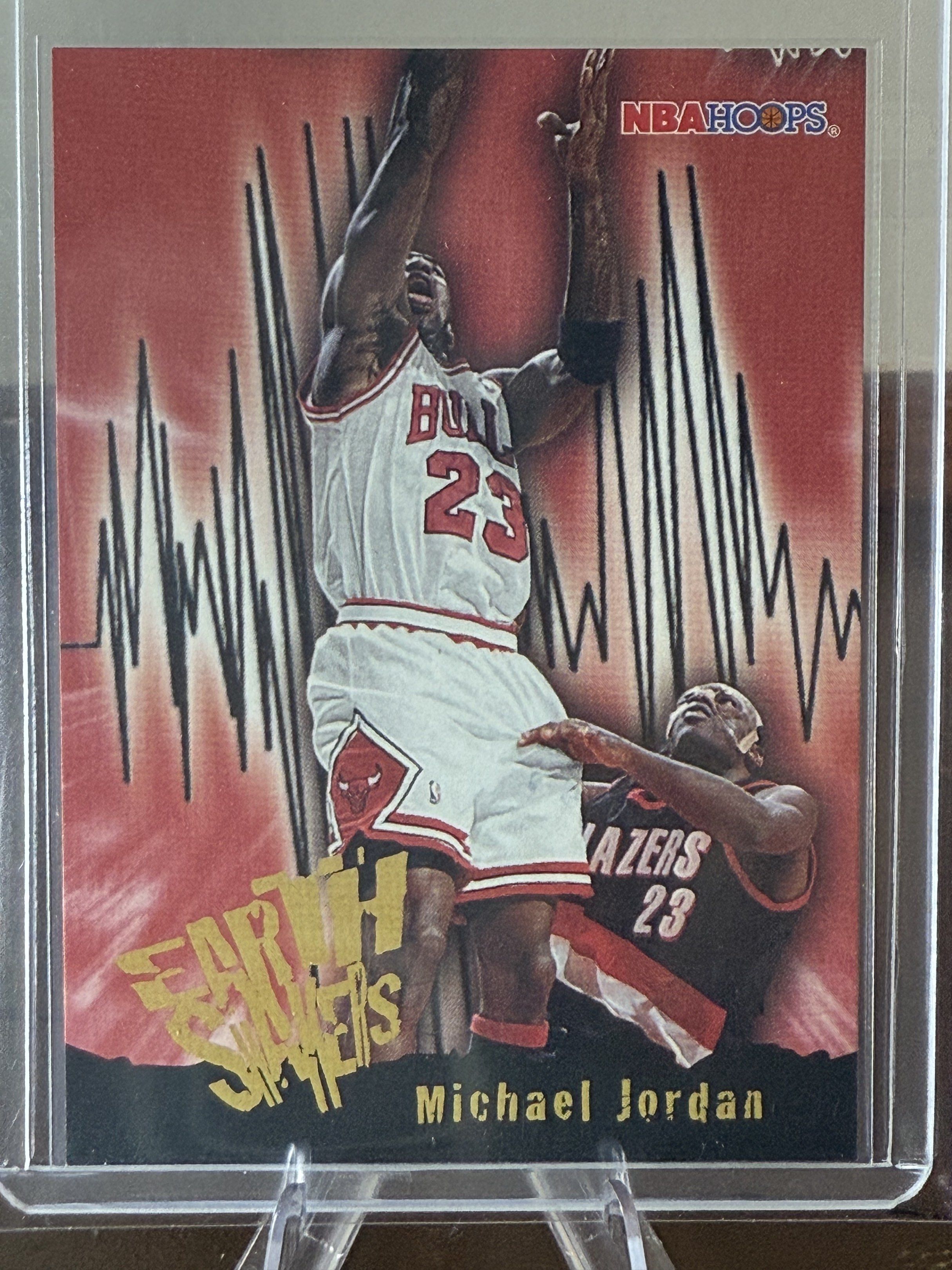 NBA Hoops Michael Jordan Earth Shakers Card (Category: Raw Singles) located in Bacolod City. Submitted by sunbird_collection (Listing ID 1418521972, Image 1). Description: 🐐 MICHAEL JORDAN CARD — A TRUE HOLY GRAIL 🏀 Own a piece of basketball history. Michael Jordan cards are widely considered the holy grail of trading cards — timeless, iconic, and always in demand. ✨ Perfect for newbie collectors starting their journey 📈 A strong addition to a