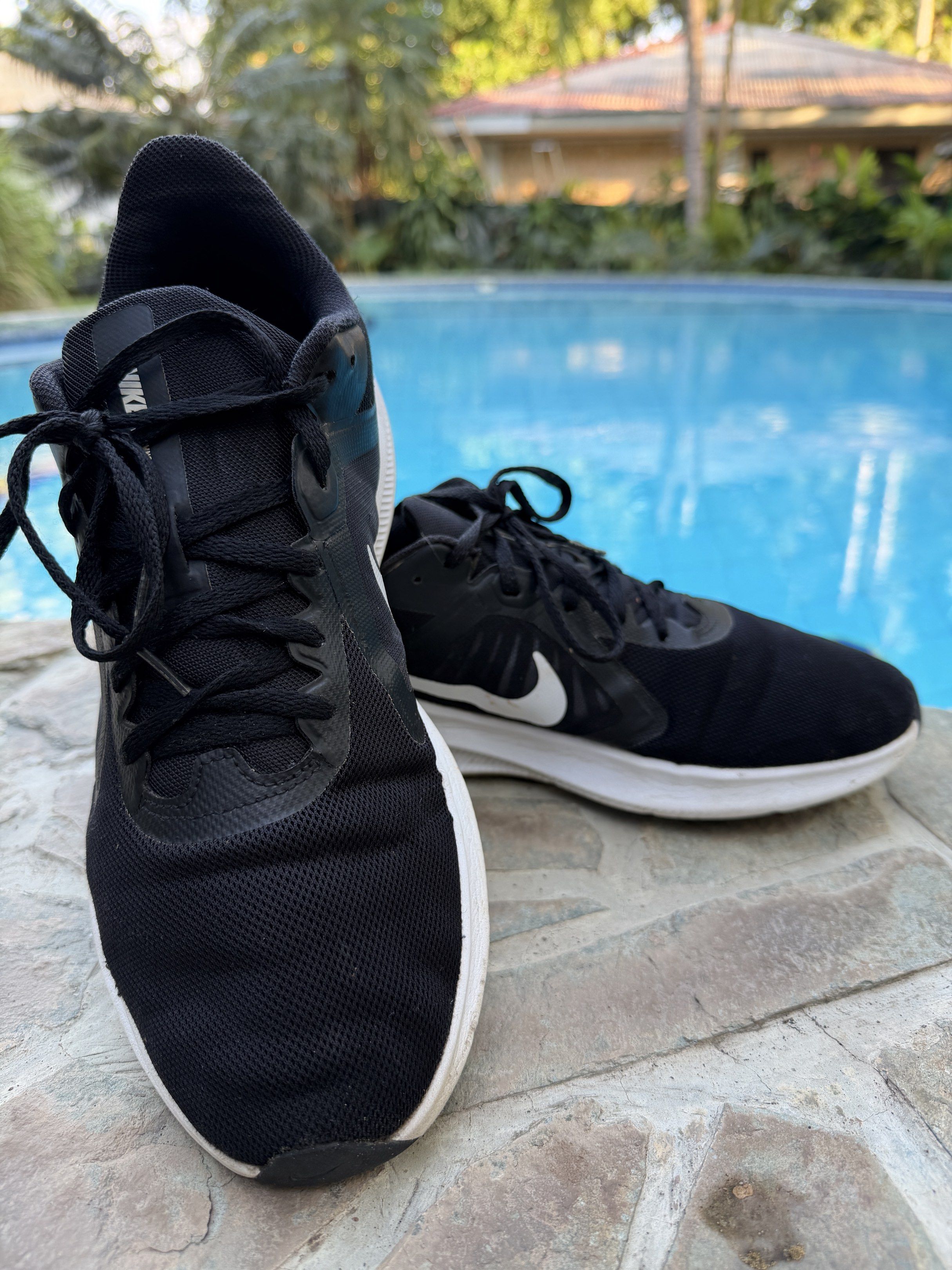 Nike Downshifter 10 Black Running Shoes (Category: Sneakers) located in Dumaguete. Submitted by andreysavin (Listing ID 1418492078, Image 3). Description: US 10.5 EU 44.5 (good for 43.5-44) 28.5 cm Very light used - almost new Without box .