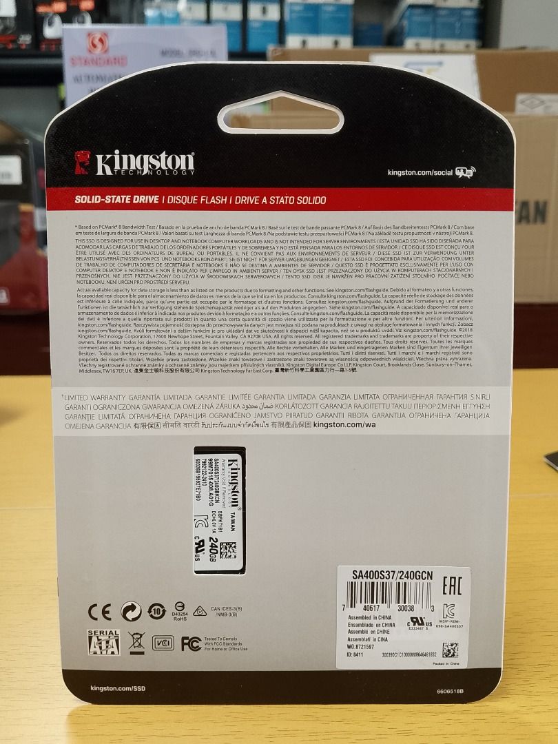 OP12R-W Reverse PWM (Category: Computer Parts) located in Pasig City. Submitted by technofuseofficial (Listing ID 1418476252, Image 3). Description: Kingston A400 240GB 2.5" SATA SSD Brand New and Original Items Store Location: 4F Unit 402, 604 Shaw Boulevard, Barangay Kapitolyo, Pasig City Same Day Delivery: - Lalamove delivery within Metro Manila - For walk-ins: Always PM first for item availability - We are also open for night time deliveries 
