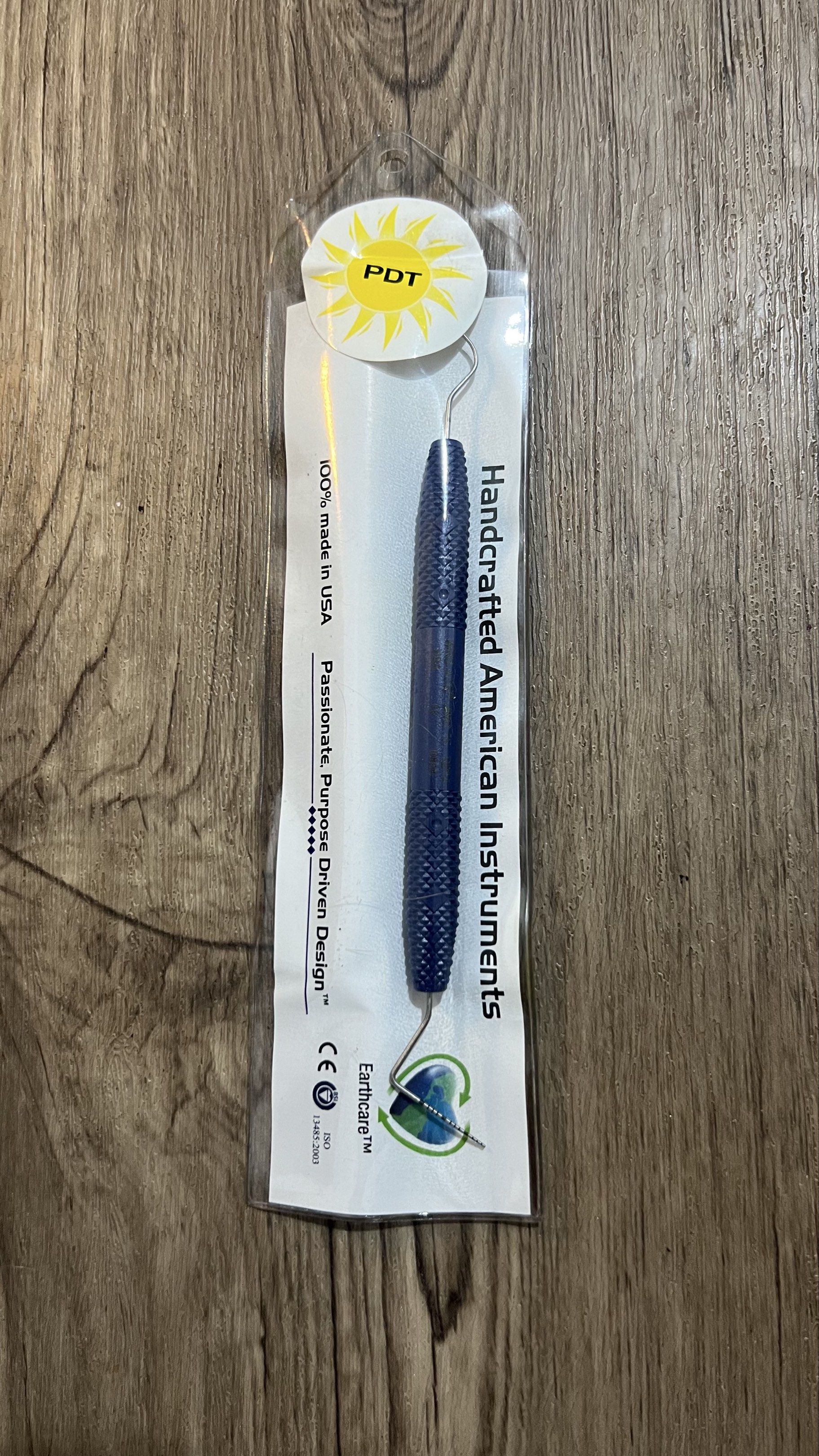 PDT Probe UNC 15 (Category: Medical Supplies & Tools) located in Quezon City. Submitted by nashnutella (Listing ID 1418416603, Image 1). Description: - PDT Probe UNC 15 - Dental instrument - Handcrafted American Instruments - Made in USA - Blue handle.