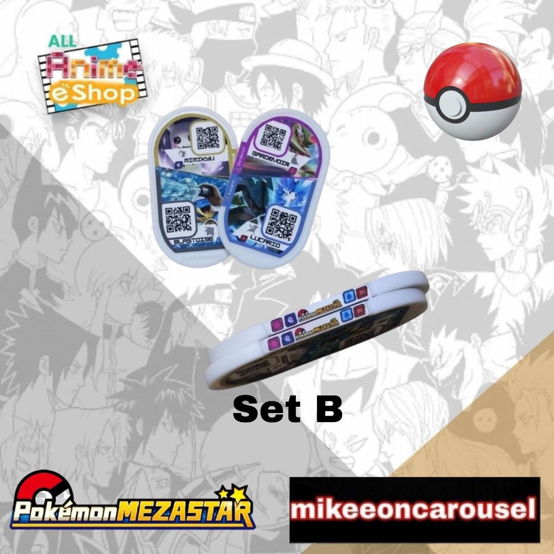 Pokemon Mezastar Support Tags Back to Back Support Tags, Custom Tags Refurbished (Category: Character Goods) located in Baliuag. Submitted by mikeeoncarousel (Listing ID 1418439095, Image 3). Description: Batch No. Item04 Package includes: 1x Pokemon Mezastar Support Tags Back to Back Support Tags, Custom Tags Refurbished NOTE !!!!!!!!! 250 PESOS PER SET!!!!! CONDITION: Recently Pulled, Good Condition AS IS ONLY!!!! AS IS ONLY!!!! AS IS ONLY!!!! 