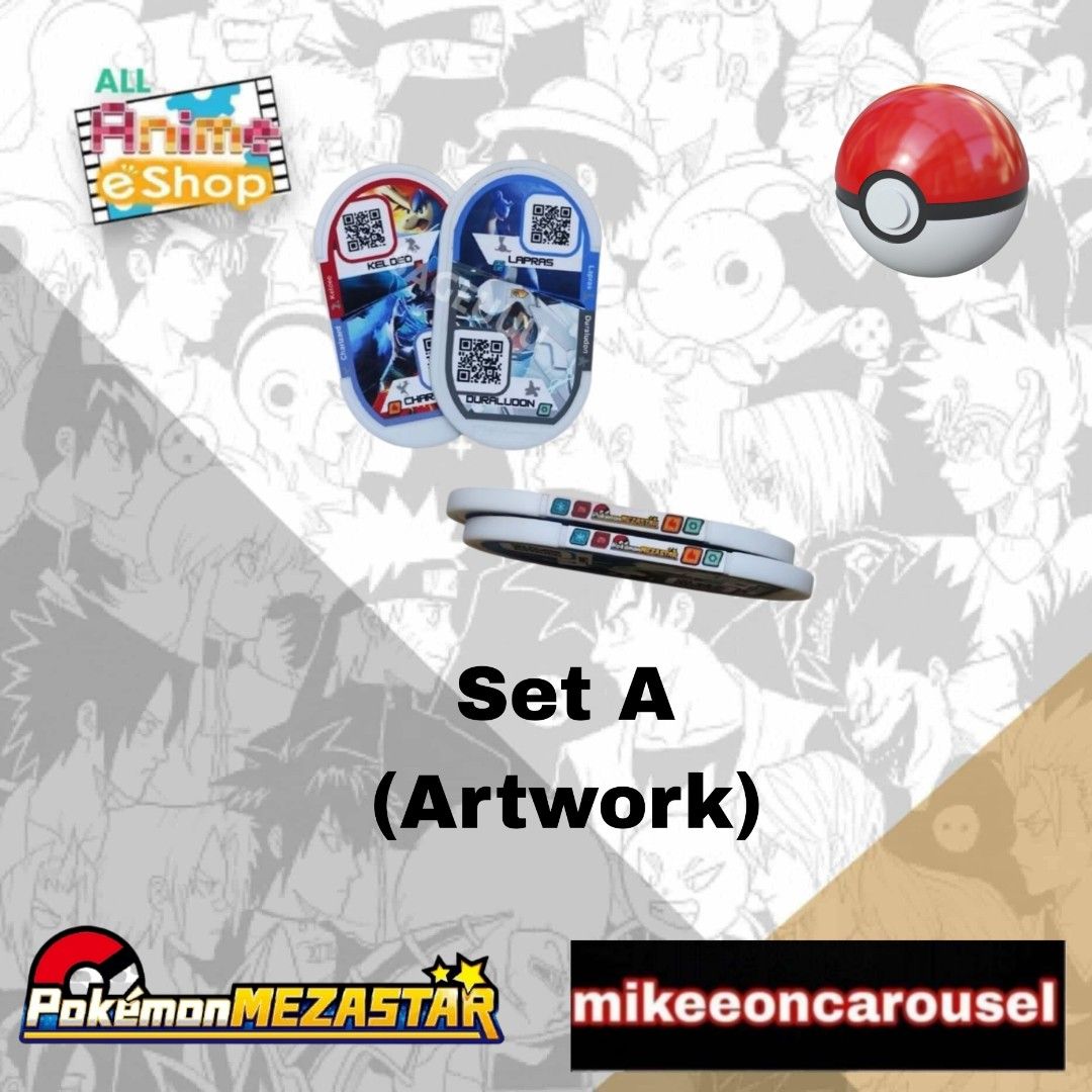 Pokemon Mezastar Support Tags Back to Back Support Tags, Custom Tags Refurbished (Category: Character Goods) located in Baliuag. Submitted by mikeeoncarousel (Listing ID 1418439095, Image 2). Description: Batch No. Item04 Package includes: 1x Pokemon Mezastar Support Tags Back to Back Support Tags, Custom Tags Refurbished NOTE !!!!!!!!! 250 PESOS PER SET!!!!! CONDITION: Recently Pulled, Good Condition AS IS ONLY!!!! AS IS ONLY!!!! AS IS ONLY!!!! 