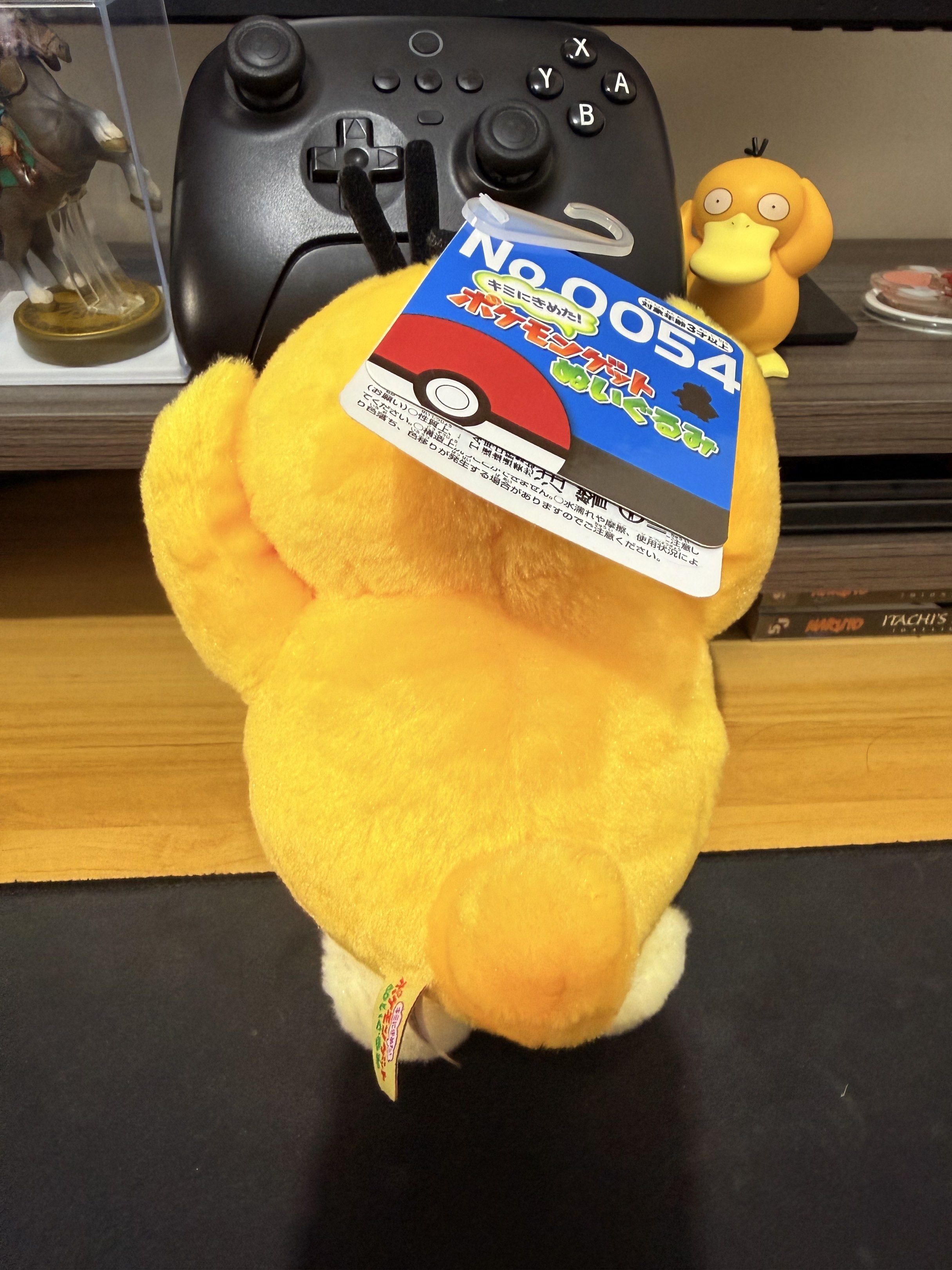 Pokemon Psyduck Plush Toy (Category: Plushies & Soft Toys) located in Pasig City. Submitted by switchup_ (Listing ID 1418419978, Image 2). Description: BOUGHT FROM OFFICIAL POKEMON CENTER IN JAPAN .