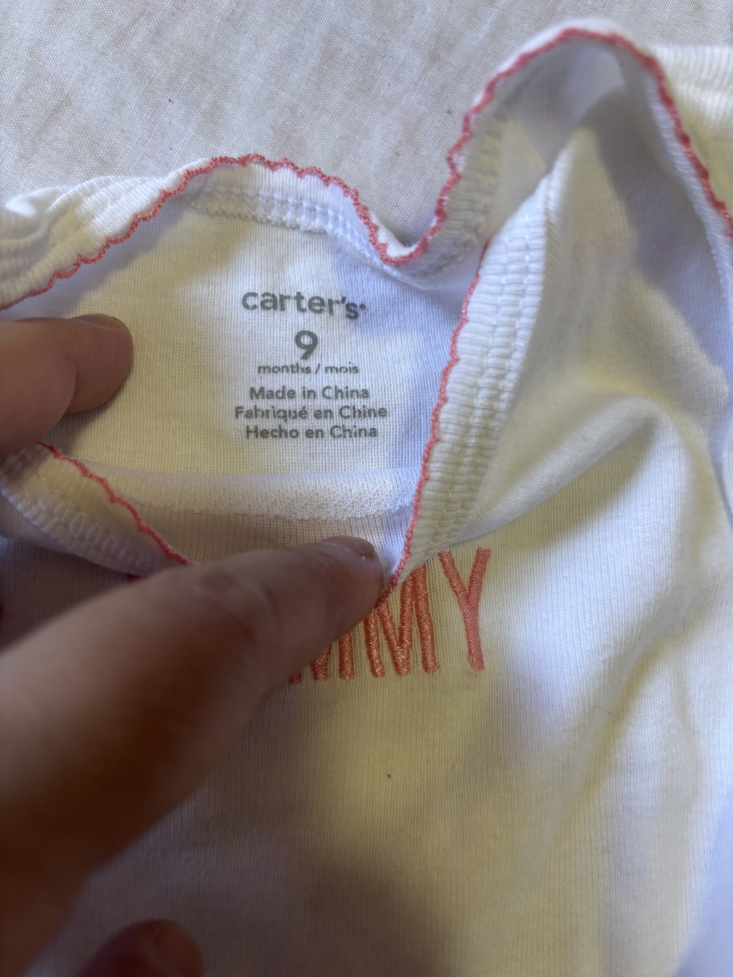 Preloved Carter Baby Clothes (6-12mos) (Category: Babies & Kids Fashion) located in Malolos. Submitted by cheerz21 (Listing ID 1418440139, Image 3). Description: Preloved Carter Baby clothes -2pcs Carter onesie -1pc Carter leggings -1 set of Barbie costume- used in milestone/monthly photoshoot Rfs: decluttering #babyfashion #Carterbaby #babyclothes #babycostume #barbiecostume #carter #barbieoutfit #onesie #babyonesie #babyleggings .