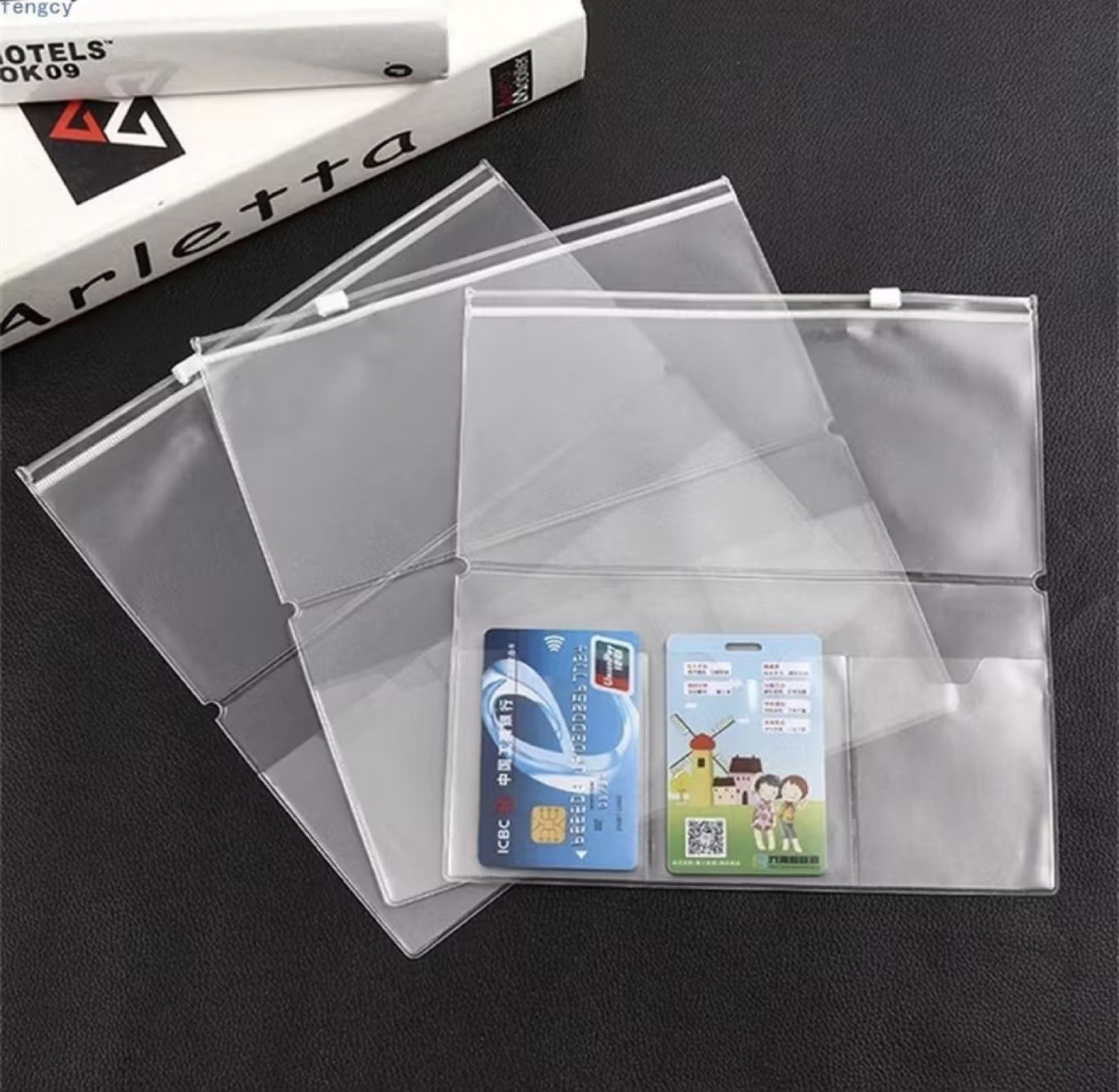 PVC Journal Insert (Personal Size/Traveller’s notebook) (Category: Accessory Holder, Box & Organizers) located in Manila. Submitted by sheineclutters (Listing ID 1418523329, Image 2). Description: PVC Insert for Pocket/Personal size/Traveller’s Journal Size dimensions: 165x95 mm 📌 4 pcs available! 📌 100 each only! (4 for only for 350) • has a zipper • with inner pocket sleeves • thick quality! Best for Trifold/Bifold journals! 🤍✨ rfs: ordered 