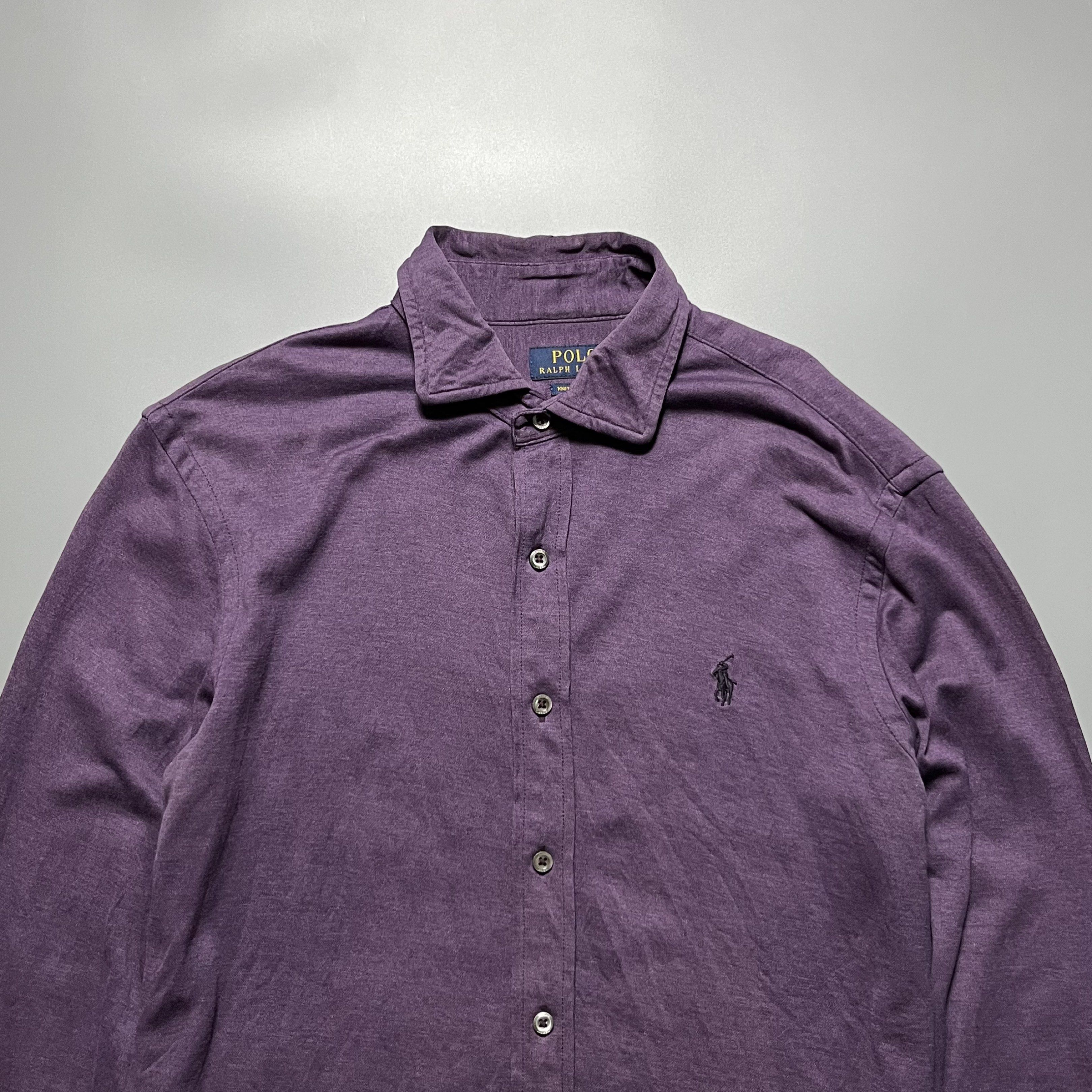 Ralph lauren Polo button down Long sleeve Purple (Category: Formal Shirts) located in Angeles City. Submitted by jthrifted.clothes (Listing ID 1418549500, Image 3). Description: Ralph lauren Polo button down Long sleeve Purple Large 21x29 Excellent condition Color rate 9.8/10 No flaw.