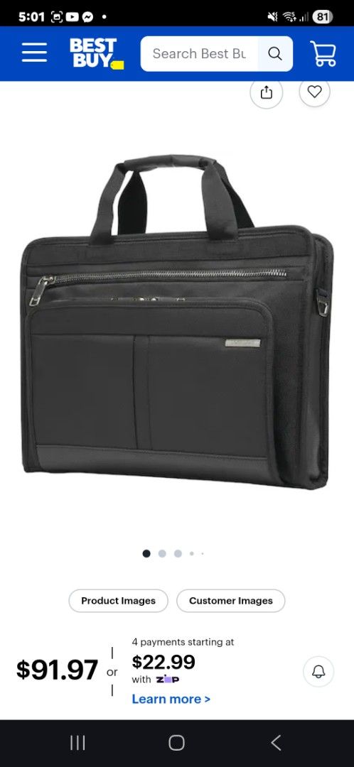 Samsonite Professional Grade 2 Briefcase (Category: Briefcases) located in Muntinlupa City. Submitted by kmrod (Listing ID 1418494168, Image 1). Description: brand new from US details in the photo .