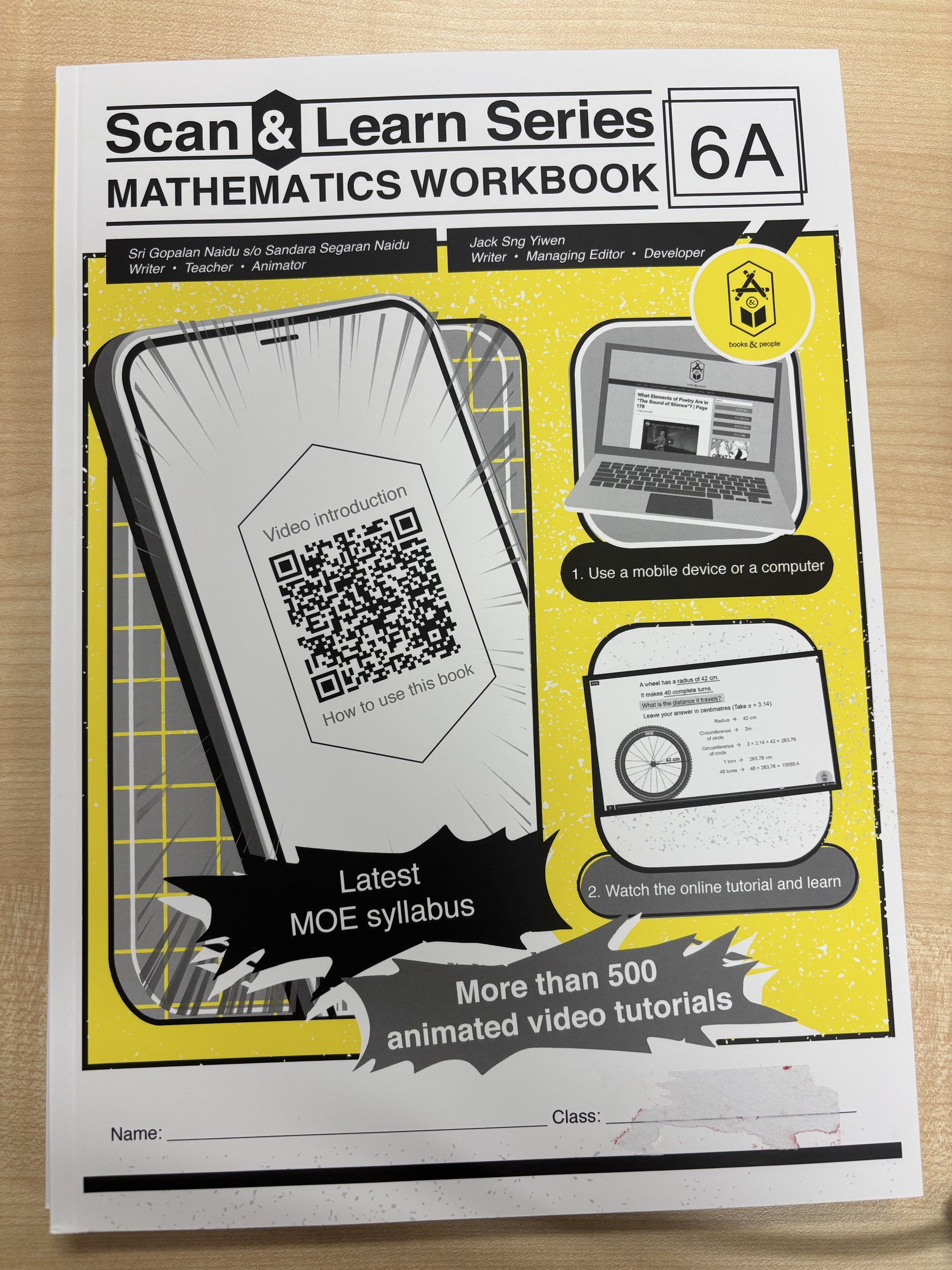 Scan Learning Scan & Learn Series Mathematics Workbook 6A & 6B, Hobbies & Toys, Books ...
