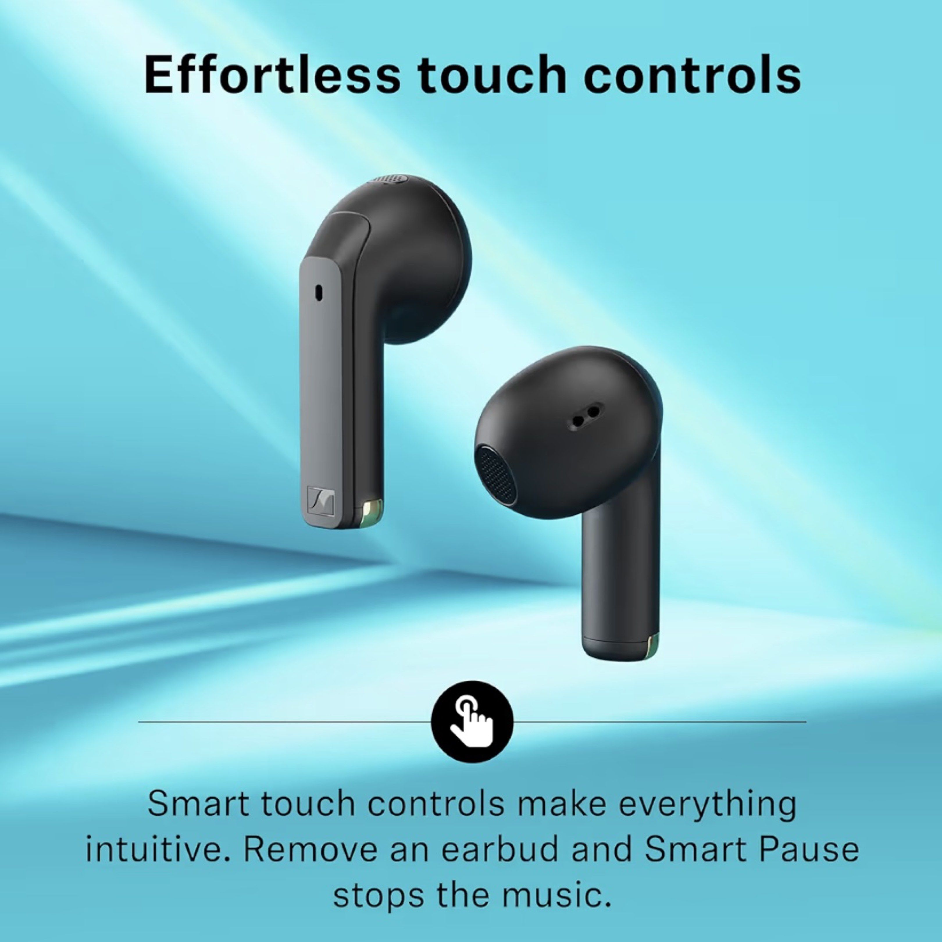 Sennheiser Wireless Earbuds - Black65561070536578111