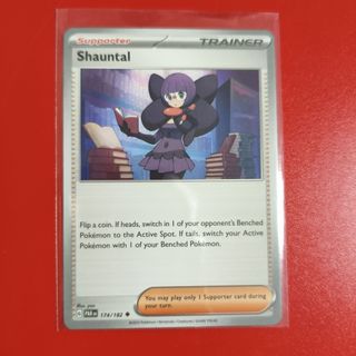 gamestop pro membership pokemon cards Shauntal (243/182) [Scarlet & Violet: Paradox Rift]  Trading Card World