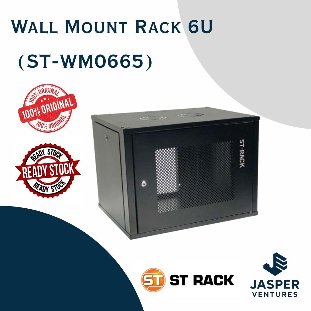 ST Rack 4U/6U/9U/15U Wall Mount Rack - 600mm (W) x 500mm (D), Computers ...