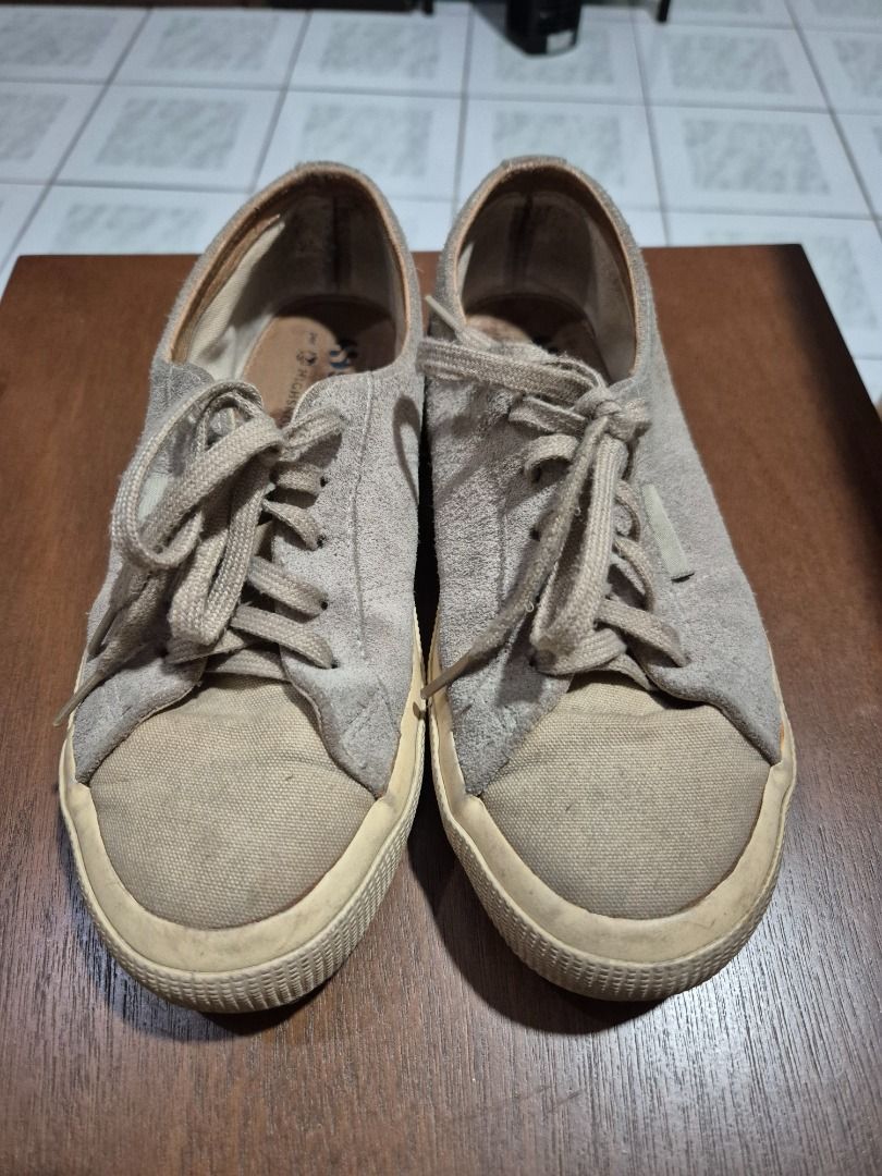 Superga S00DZ50 Sneakers - Size 38 (Category: Sneakers) located in Quezon City. Submitted by jamcreates (Listing ID 1418474507, Image 1). Description: - Superga sneakers - Size: EU 38 / US Women's 7.5 / UK 5 - Canvas upper, Rubber outsole - Signs of wear on soles and uppers all good pa outer & inner. need lang linisin.