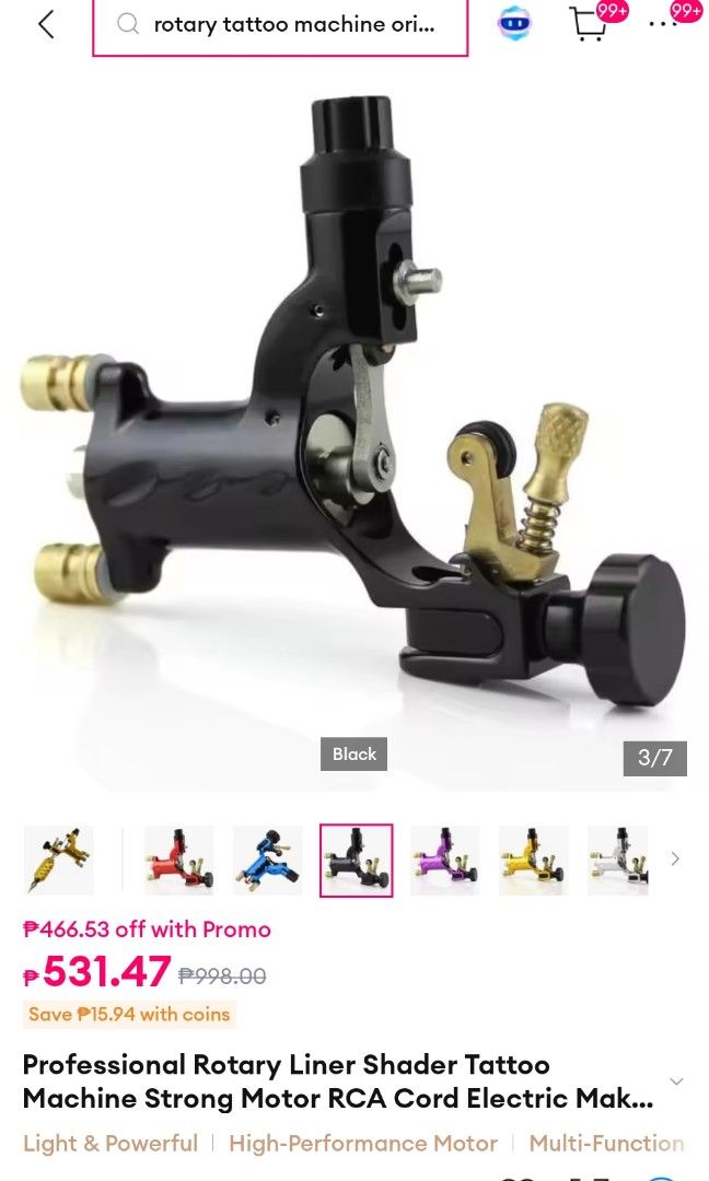 Tattoo machine part (Category: Craft Supplies & Tools) located in Quezon City. Submitted by thrift.and.find (Listing ID 1418580238, Image 1). Description: bnew.