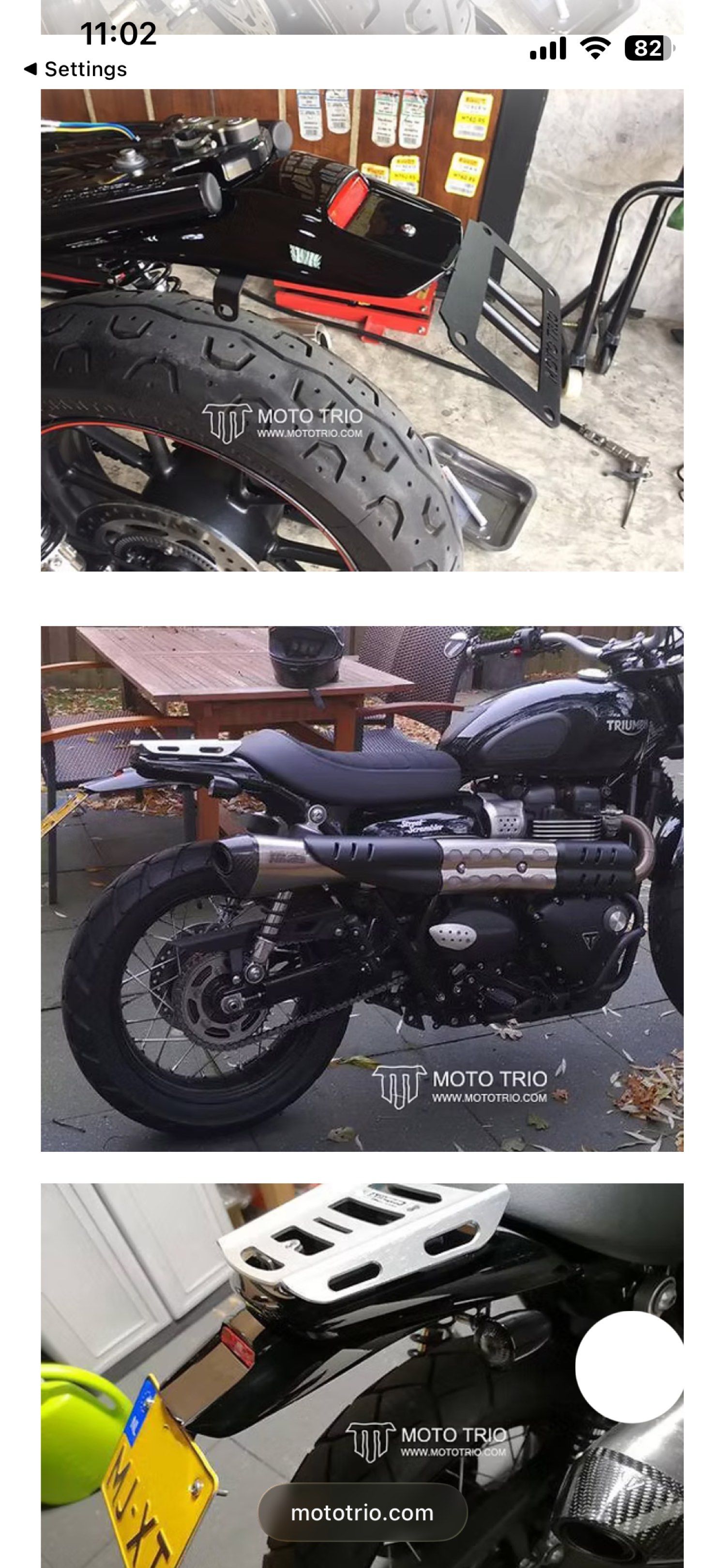 Triumph scrambler 900 tail tidy, Motorcycles, Motorcycle Accessories on ...