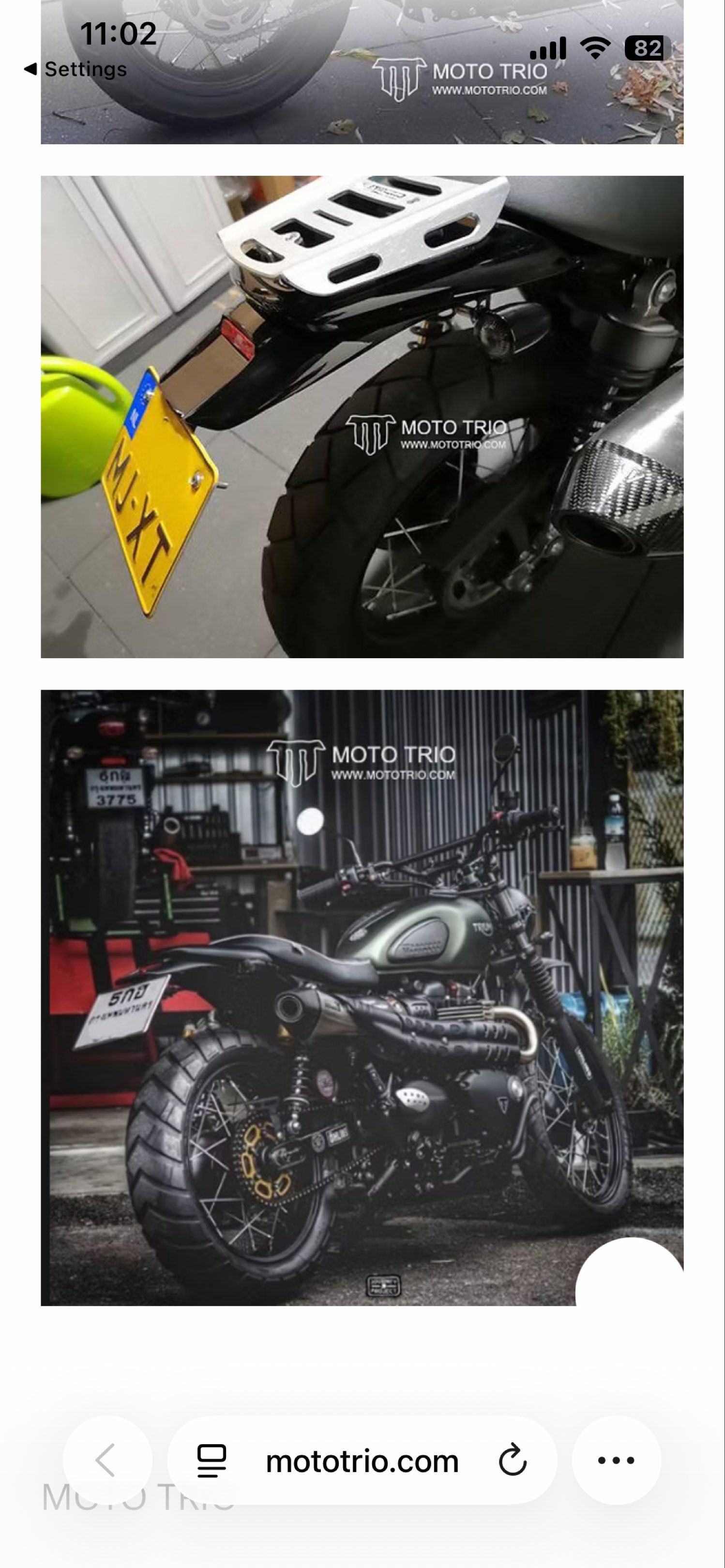 Triumph scrambler 900 tail tidy, Motorcycles, Motorcycle Accessories on ...