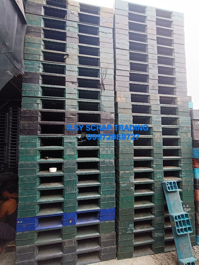 USED PLASTIC PALLET FOR SALE‼️ (Category: Industrial Equipment) located in Baliuag. Submitted by r.sy_palletsph (Listing ID 1418542471, Image 2). Description: 𝐏𝐋𝐀𝐒𝐓𝐈𝐂 𝐏𝐀𝐋𝐋𝐄𝐓𝐒 𝐀𝐕𝐀𝐈𝐋𝐀𝐁𝐋𝐄‼️ 𝐀𝐯𝐚𝐢𝐥𝐚𝐛𝐥𝐞 𝐎𝐩𝐭𝐢𝐨𝐧𝐬: 🔹𝐋𝐢𝐠𝐡𝐭 𝐝𝐮𝐭𝐲: Best for one-way export. 🔹𝐌𝐞𝐝𝐢𝐮𝐦 𝐝𝐮𝐭𝐲: The perfect "all-rounder" for general warehouse storage. 🔹𝐇𝐞𝐚𝐯𝐲 𝐝𝐮𝐭𝐲: Rackable and ultra-strong for machinery or heavy loa