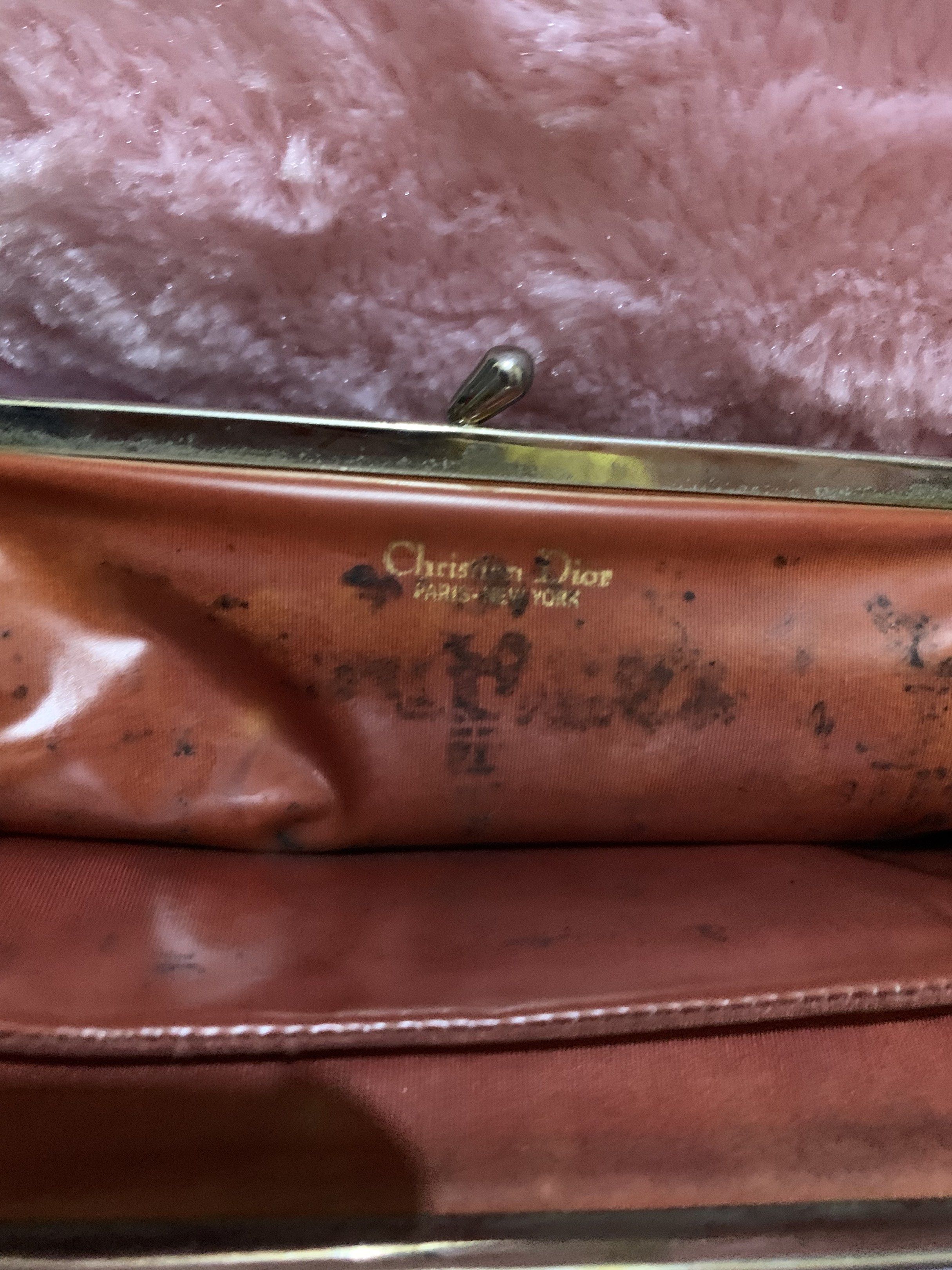 Vintage Christian Dior trotter (Category: Clutches) located in Quezon City. Submitted by ncjnc (Listing ID 1418554645, Image 3). Description: - Authentic Christian Dior clutch - Features the iconic Dior monogram pattern - Main compartment and a smaller pocket inside - Clasp closure.