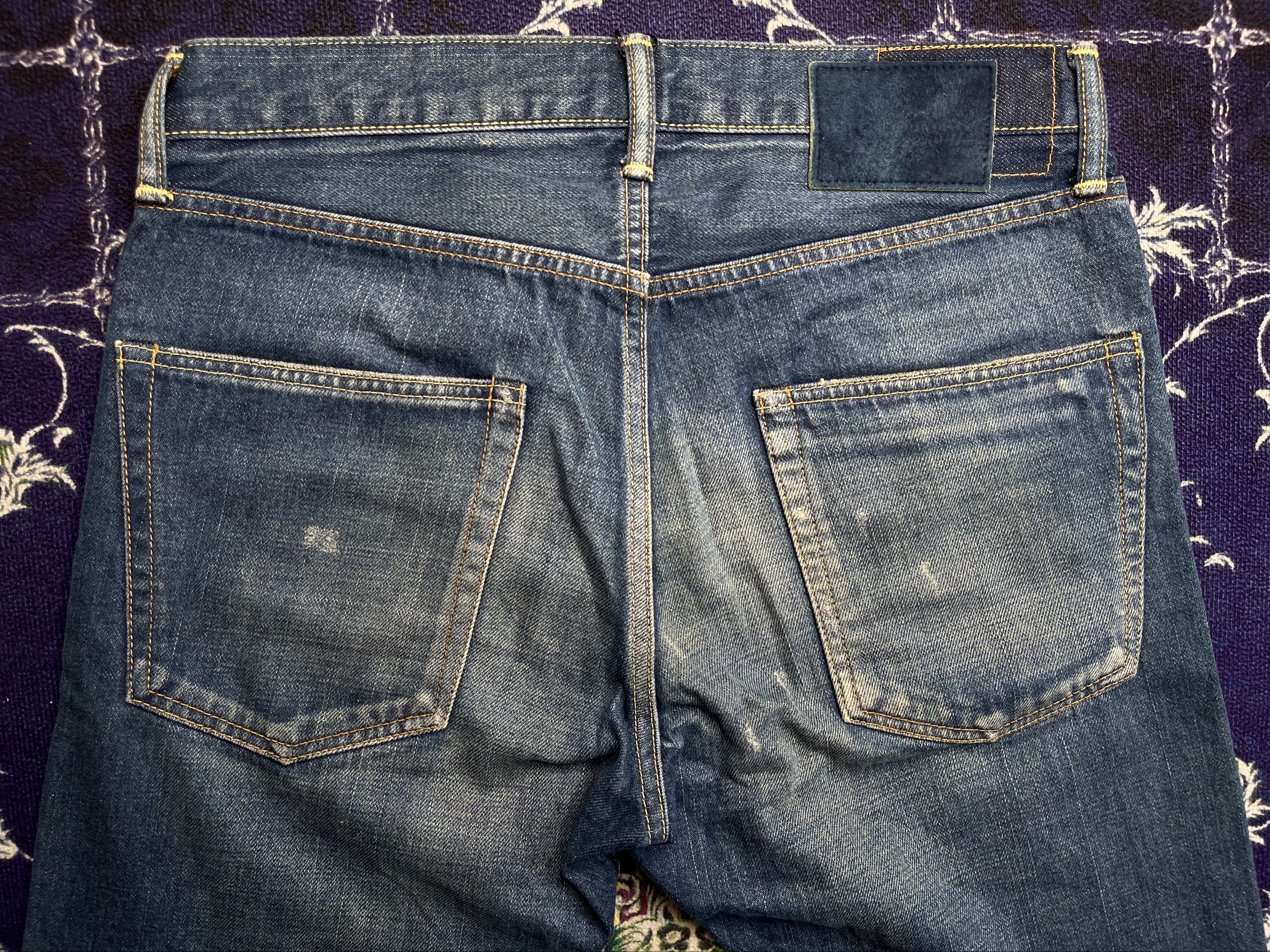 Visvim Social Sculpture Denim Pants (Category: Jeans) located in Valenzuela. Submitted by telagram (Listing ID 1418464518, Image 3). Description: Waist line : 32 Length : 41 Hem : 7.5 .