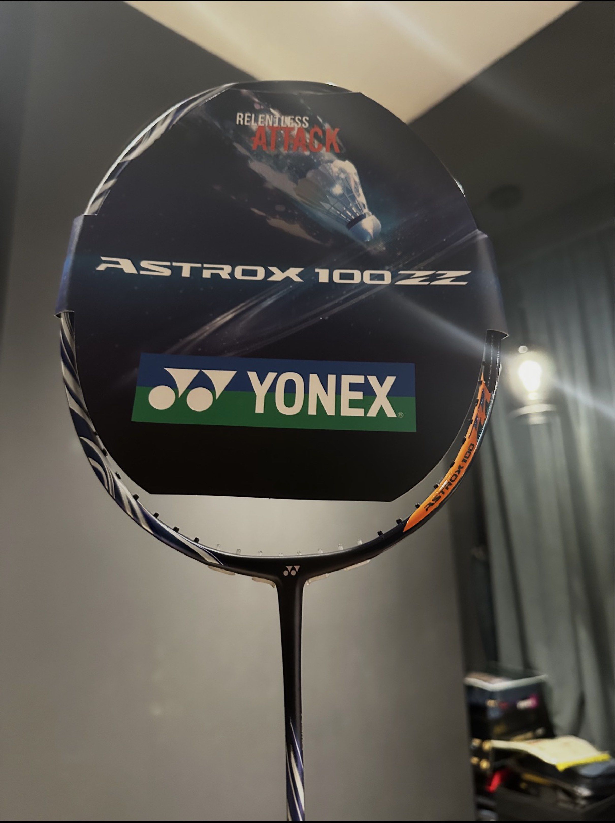 Yonex Astrox 100zz Navy Blue, Sports Equipment, Sports & Games, Racket ...