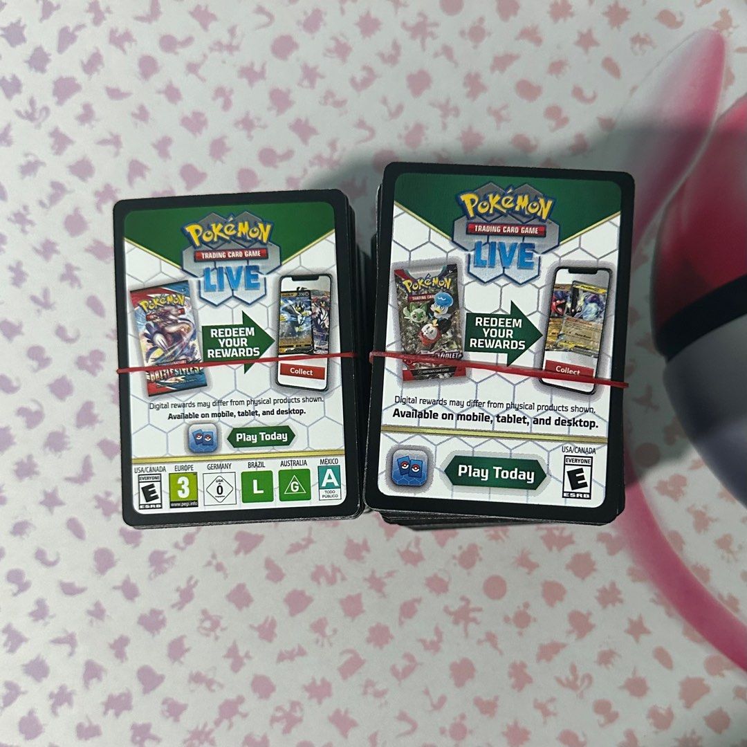 472 code cards Pokemon TCG Live Sword & Shield, Scarlet & Violet, Hobbies & Toys, Toys & Games on Carousell 472 code cards Pokemon TCG Live Sword & Shield, Scarlet & Violet, Hobbies & Toys, Toys & Games on Carousell