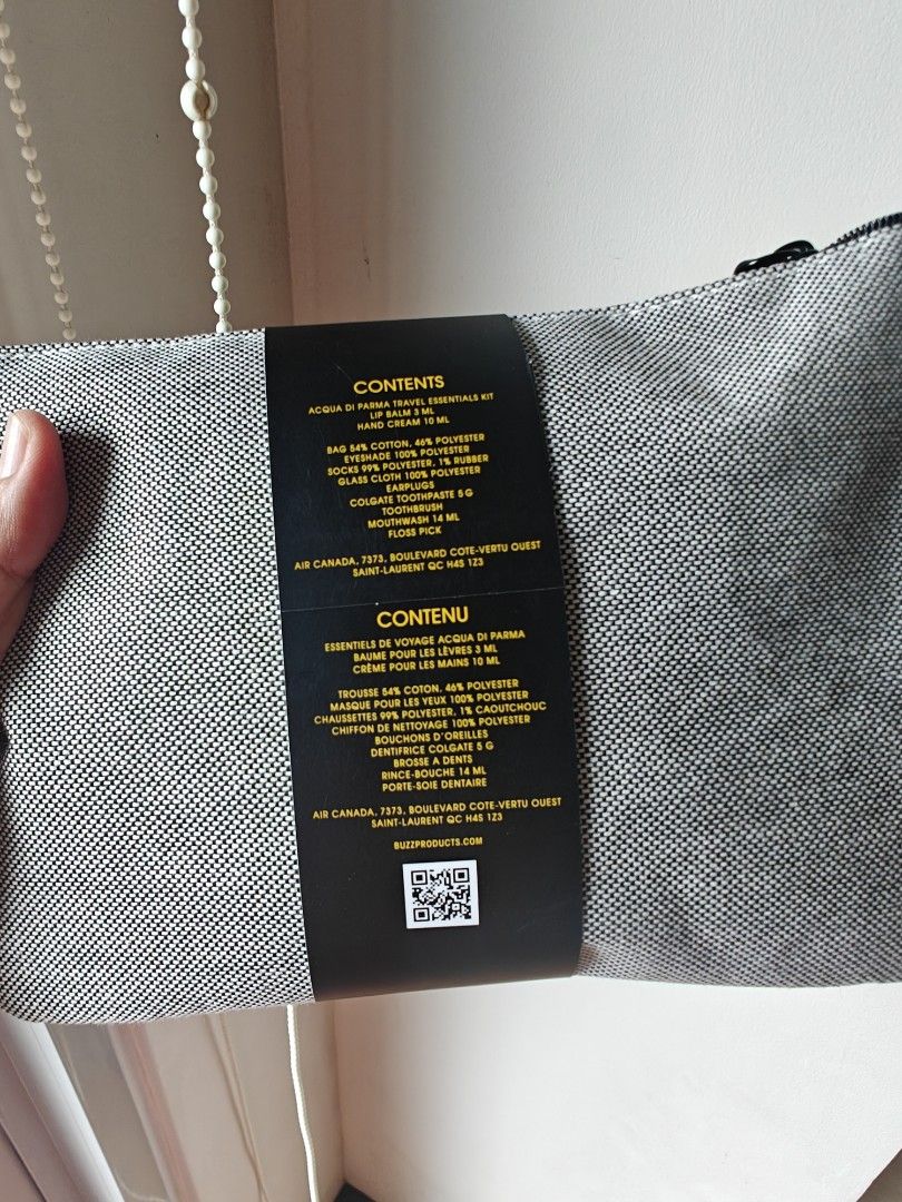 Acqua Di Parma Travel Kit (Category: Sanitary Hygiene) located in Quezon City. Submitted by nplusv (Listing ID 1413240452, Image 2). Description: - Acqua Di Parma Travel Kit (Air Canada business class amenity kit) Can meet in BGC / Makati..