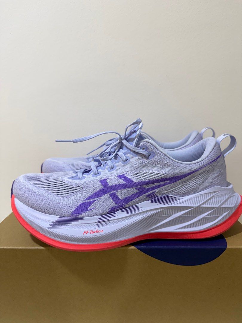 ASICS Superblast 2 — US 10.5 BLUE FADE / EDO PURPLE (Category: Sneakers) located in Singapore. Submitted by beeyellow (Listing ID 1413238692, Image 3). Description: Mileage: 5km.
