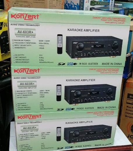 AV -603R+ Konzert Amplifier (Category: Office & Business Technology) located in Quezon City. Submitted by goodviberco (Listing ID 1413246311, Image 1). Description: .
